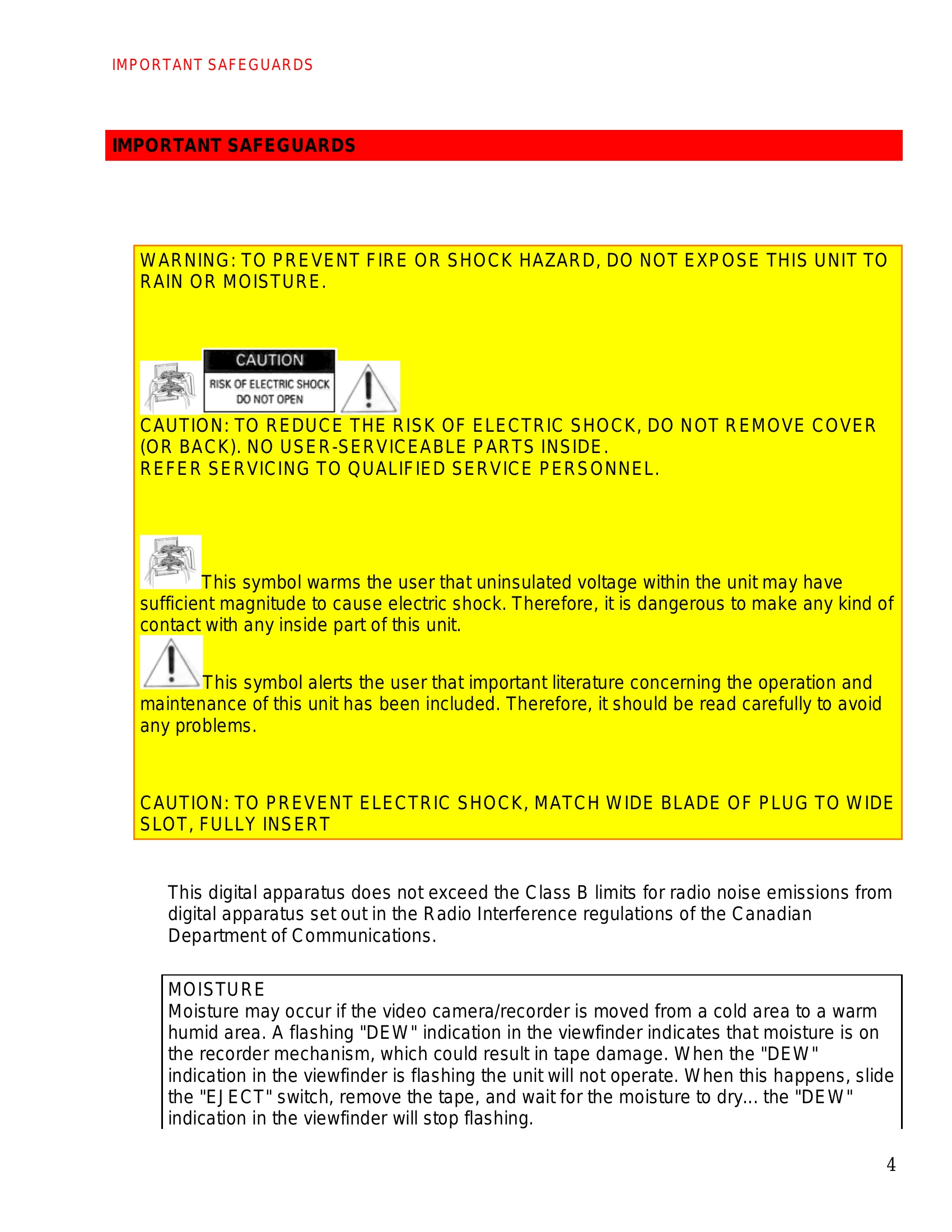 Manual for VM-H39A