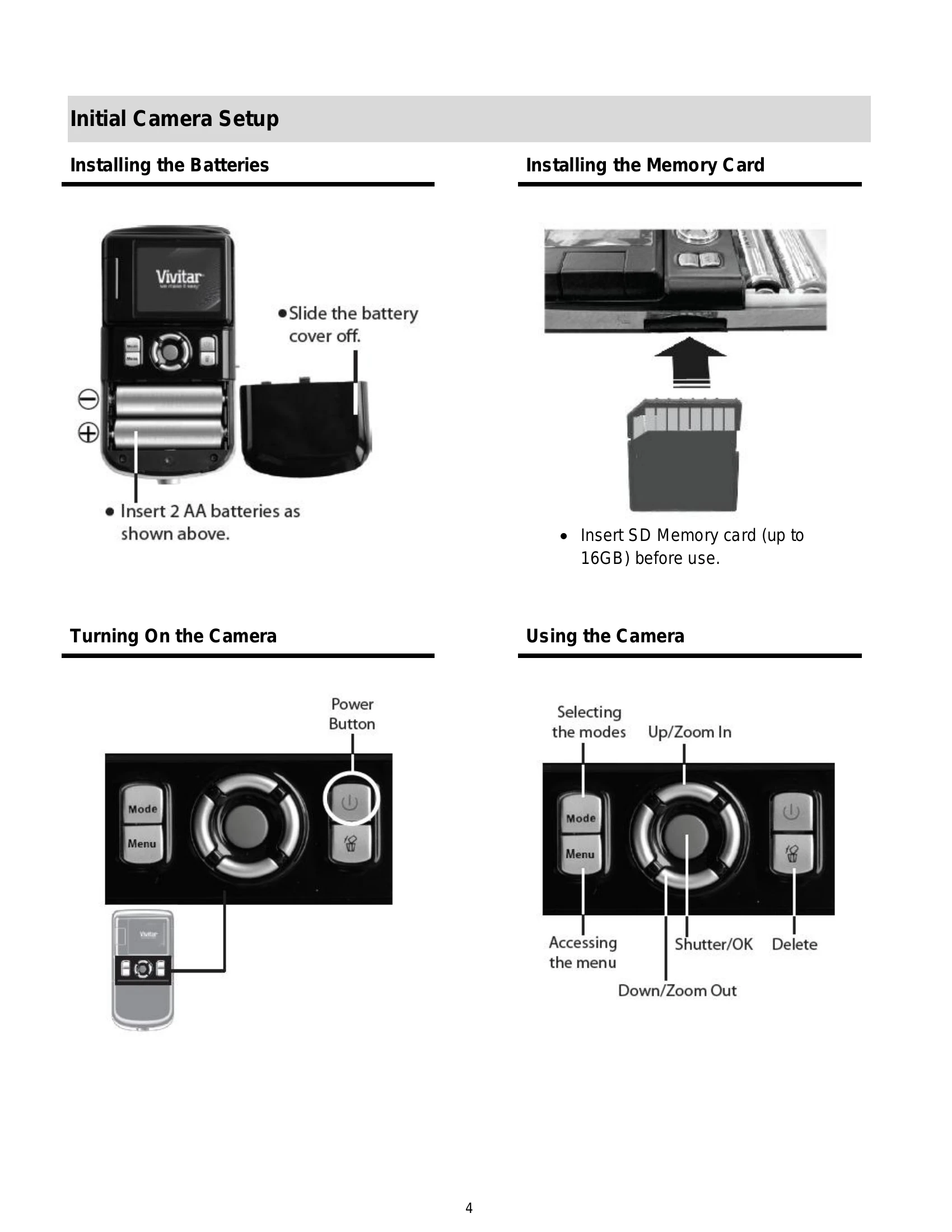 Manual for DVR 620