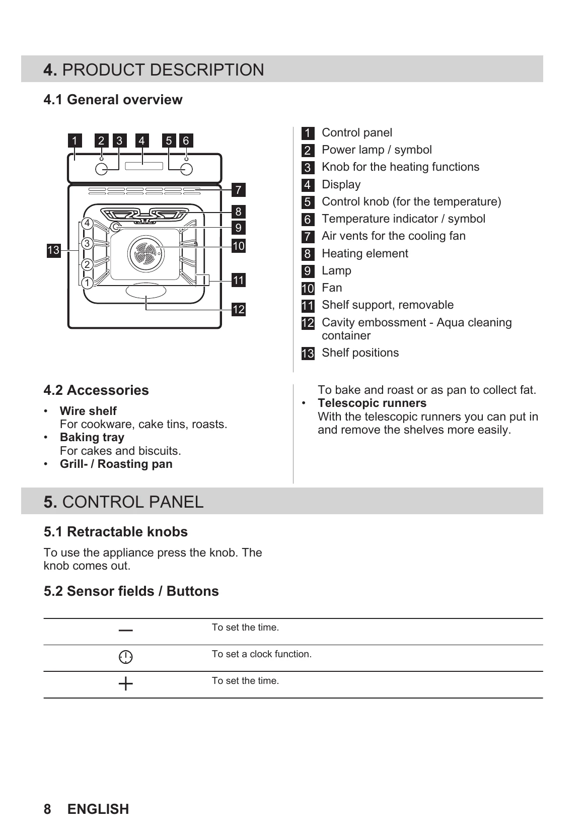 Manual for EOF3H50BX