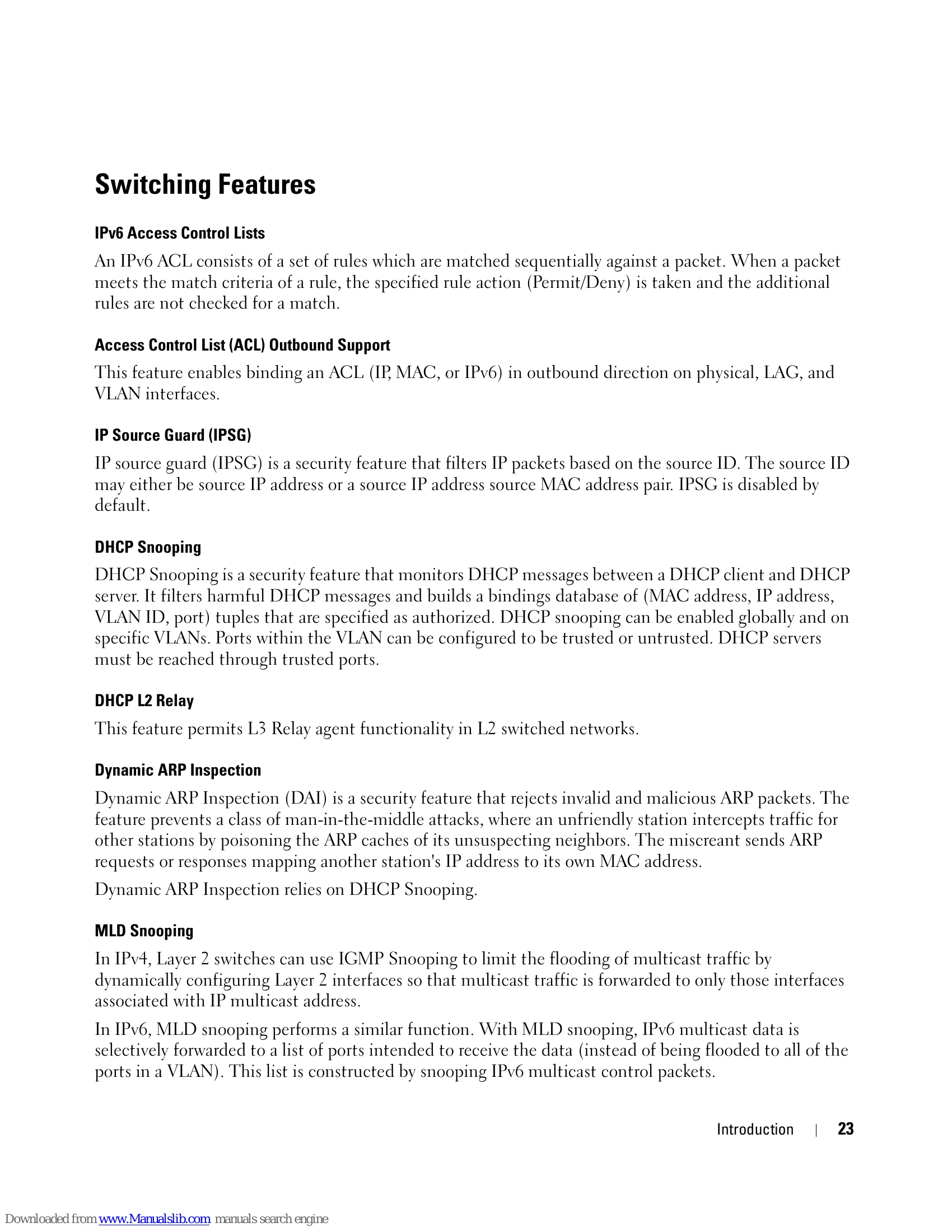 Manual for PowerConnect 6200 Series