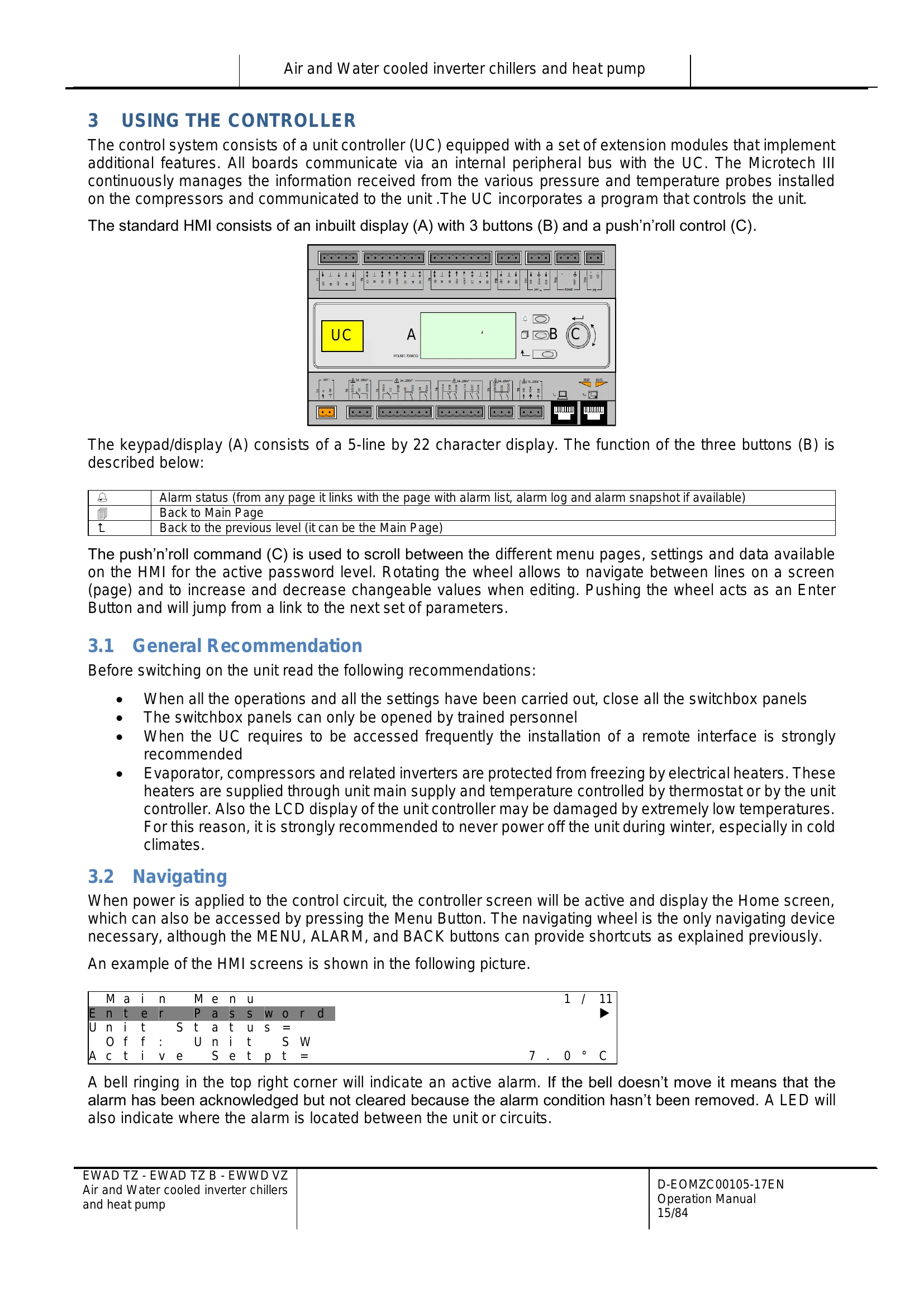 Manual for EWAD TZ