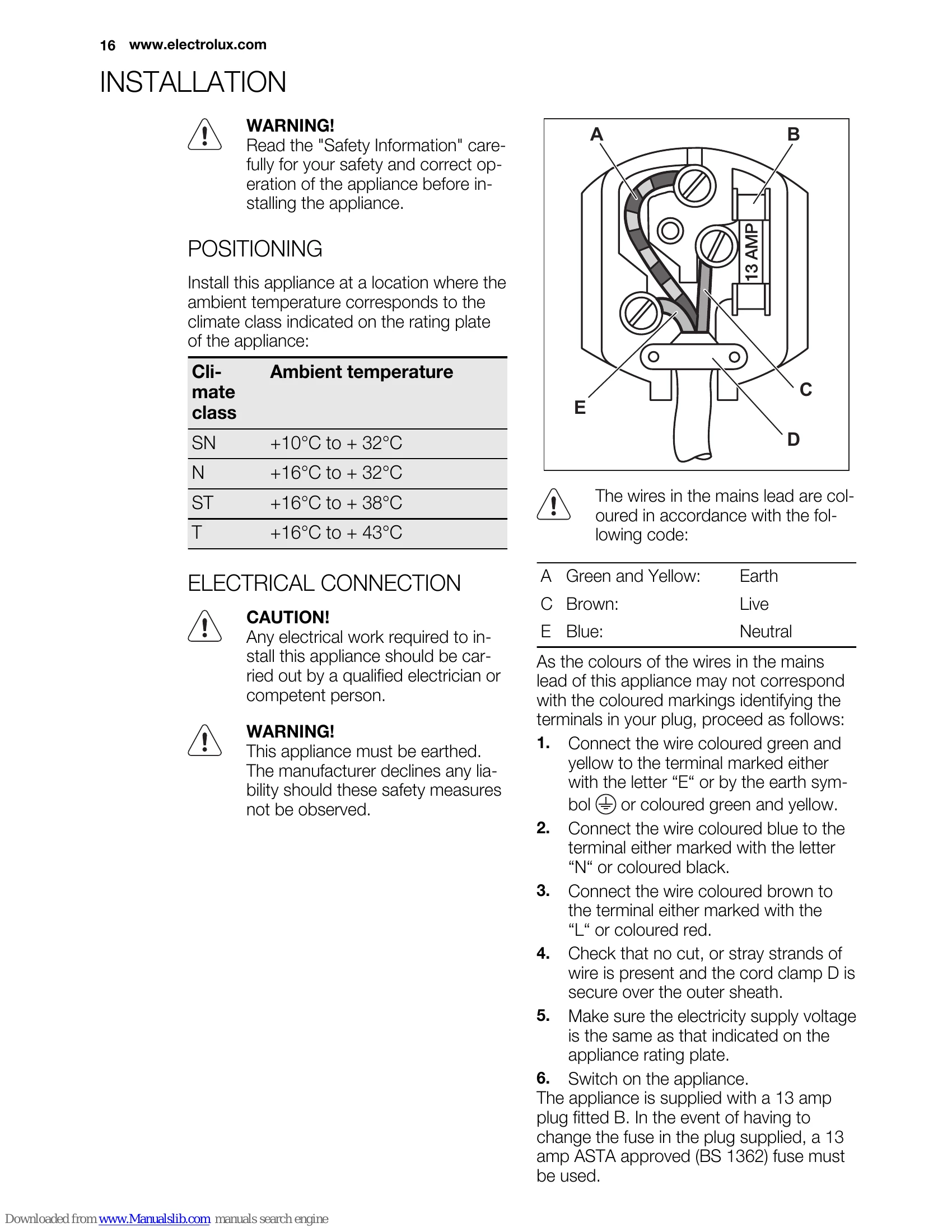 Manual for ENN2901AOW