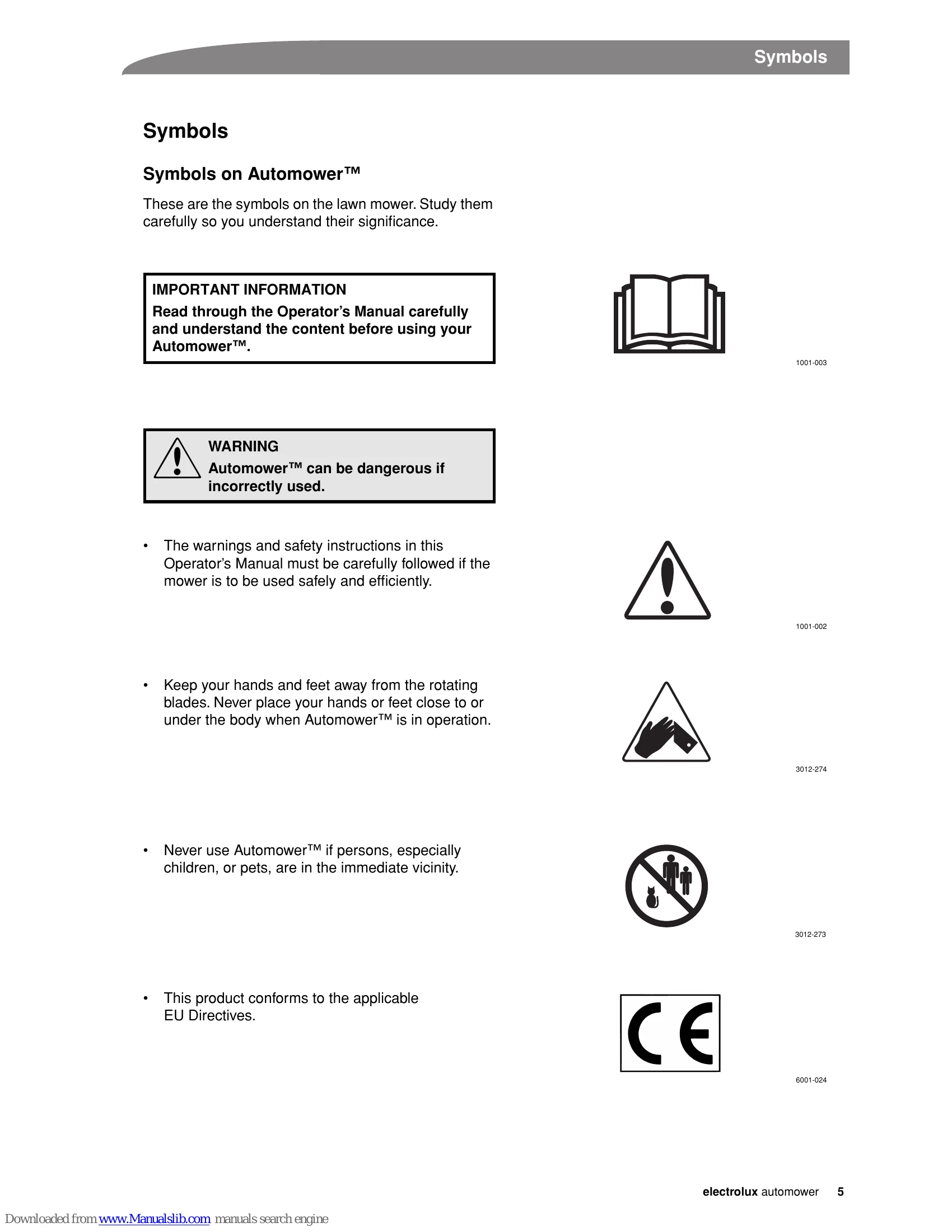 Manual for Automower