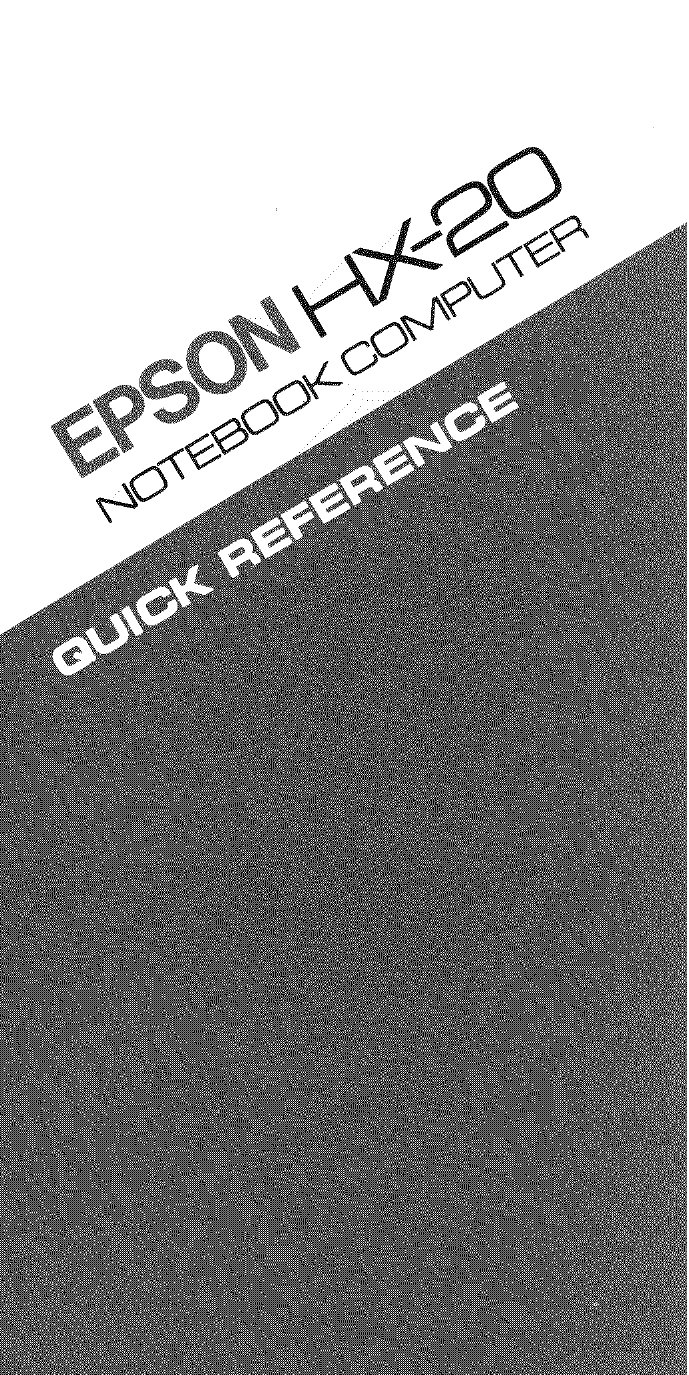 Quick Start Guide for HX-20