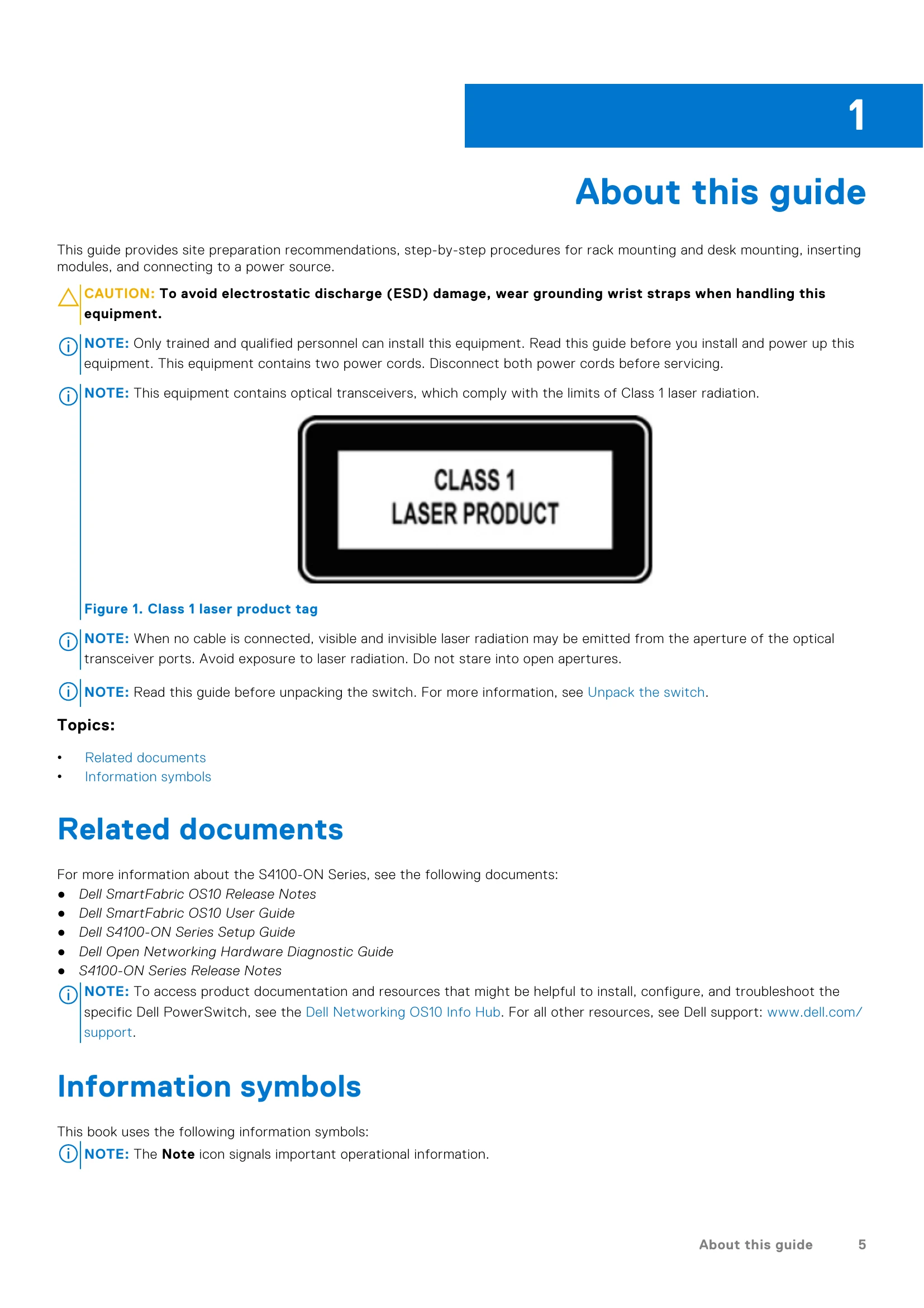 Installation Guide for PowerSwitch S4100-ON Series