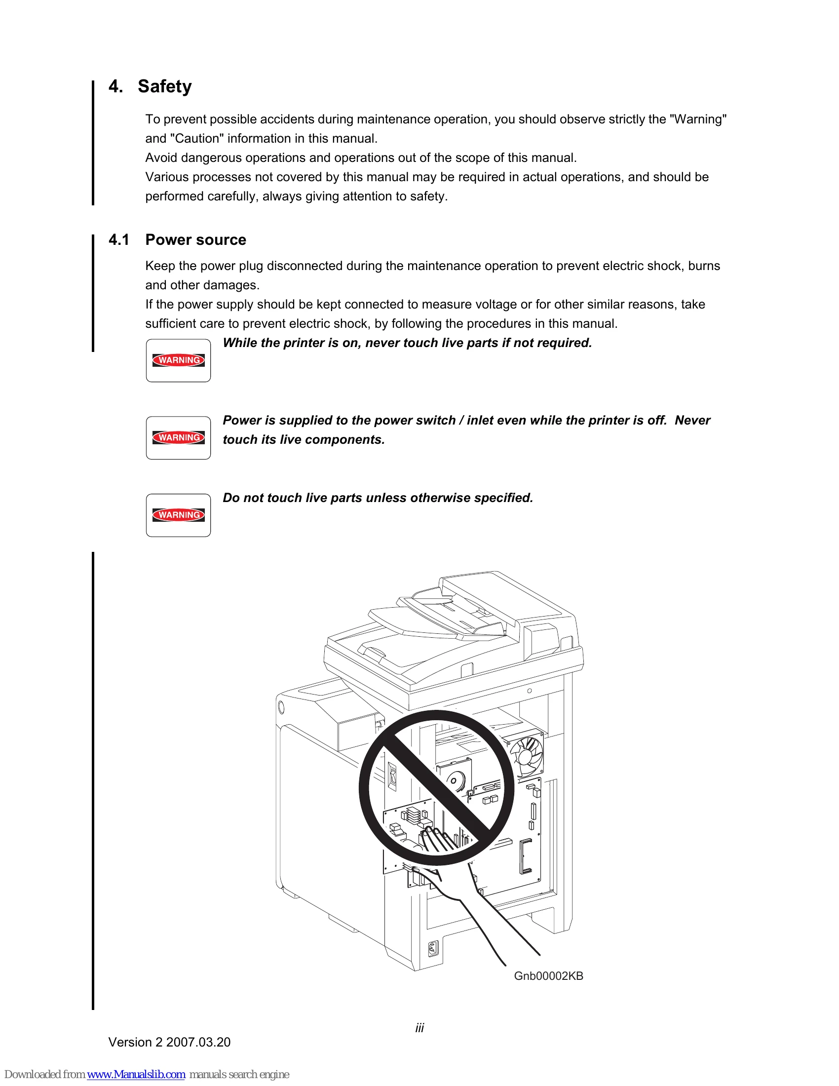 Manual for 3115cn