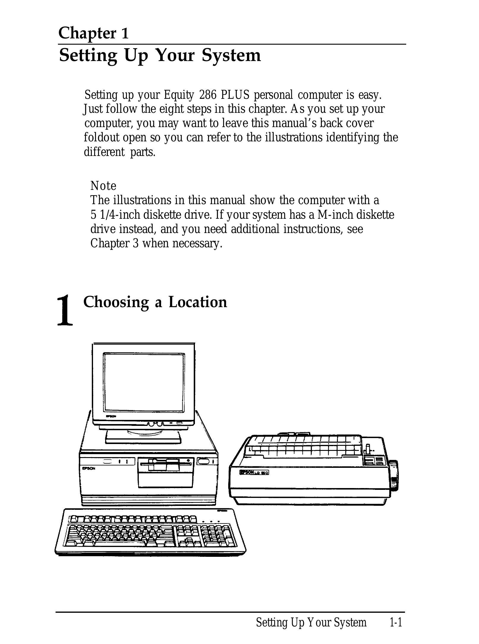 Manual for EQUITY 286 PLUS