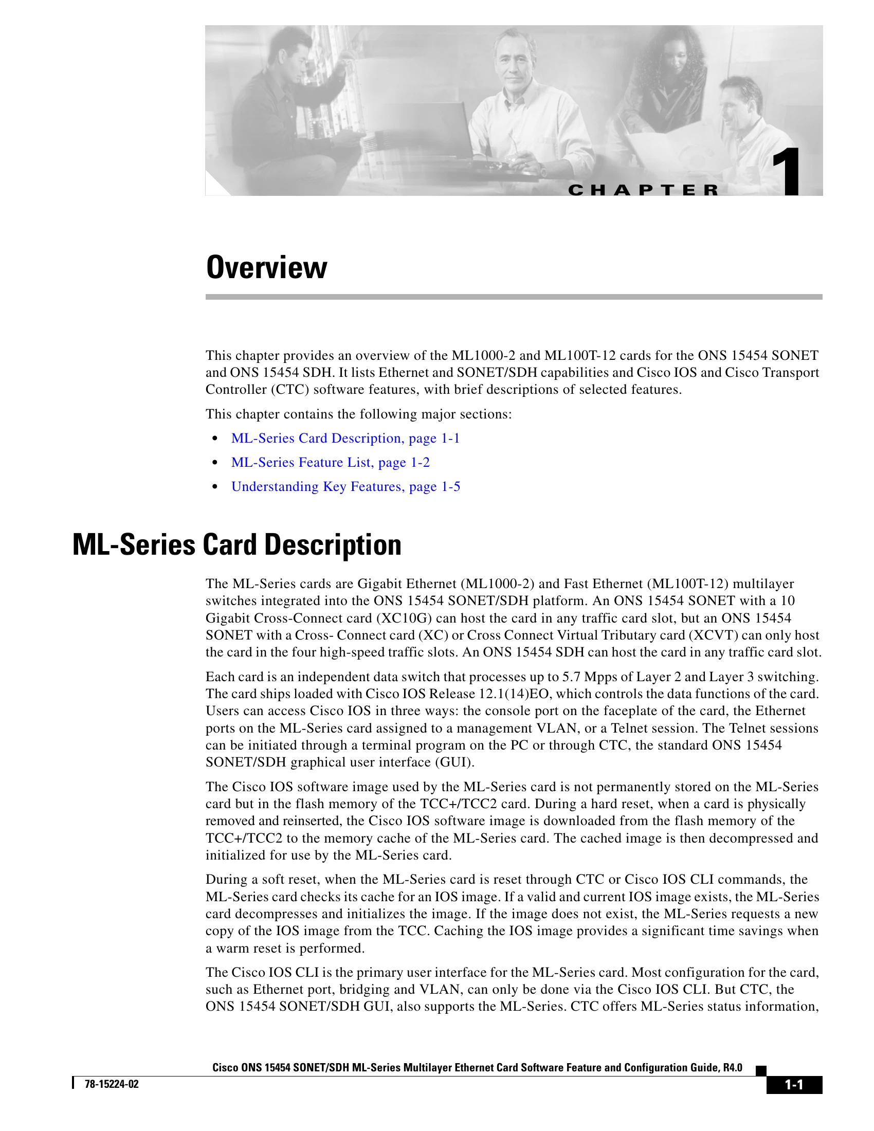 Manual for ONS 15454