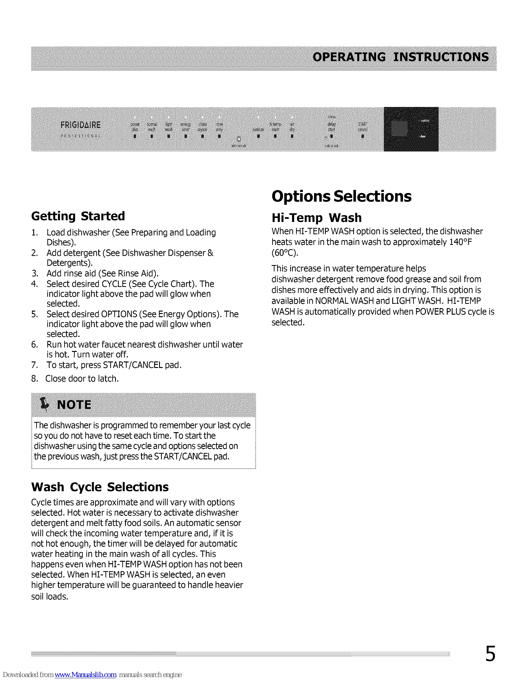 Manual for fphd2491kf0