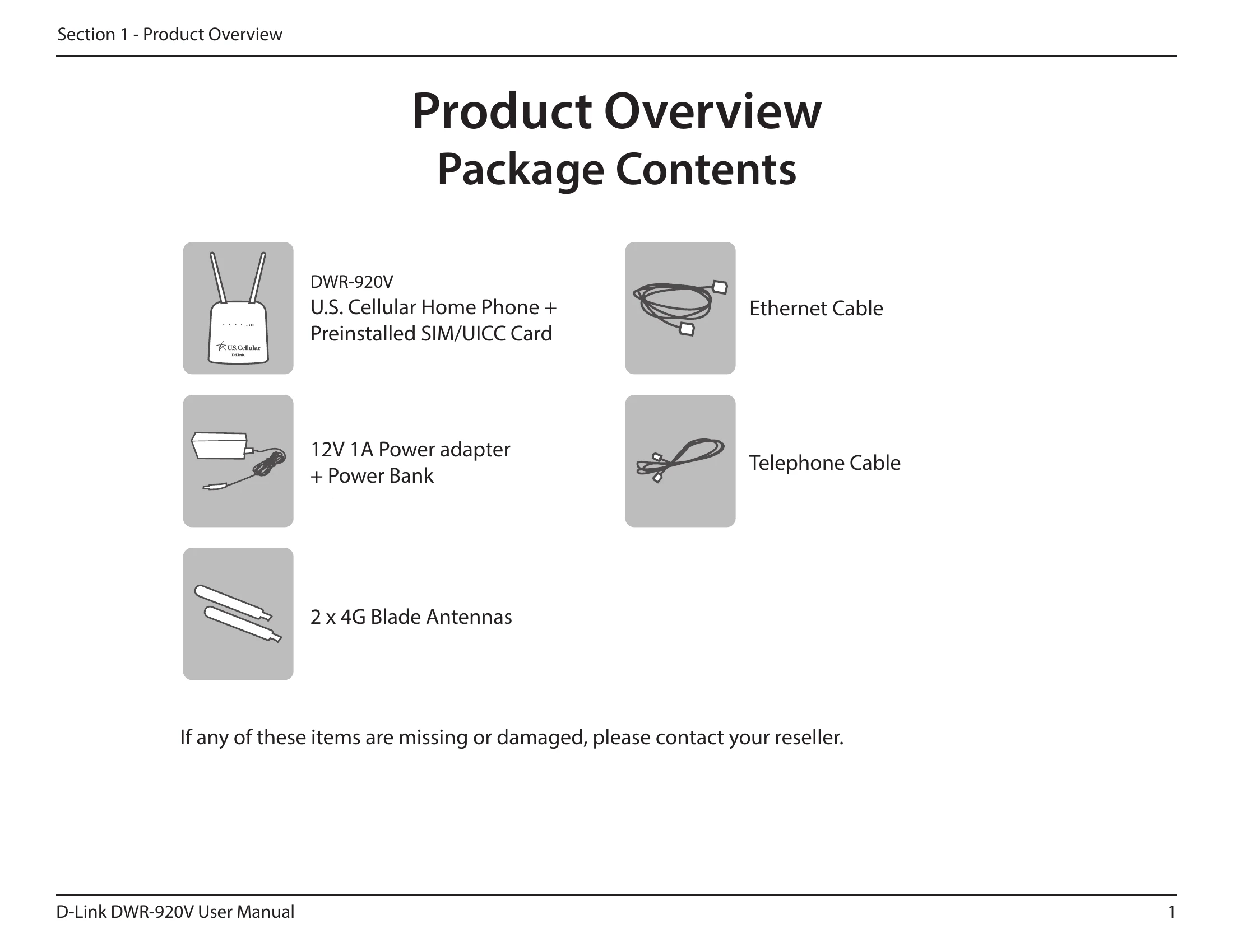 Manual for DWR-920V