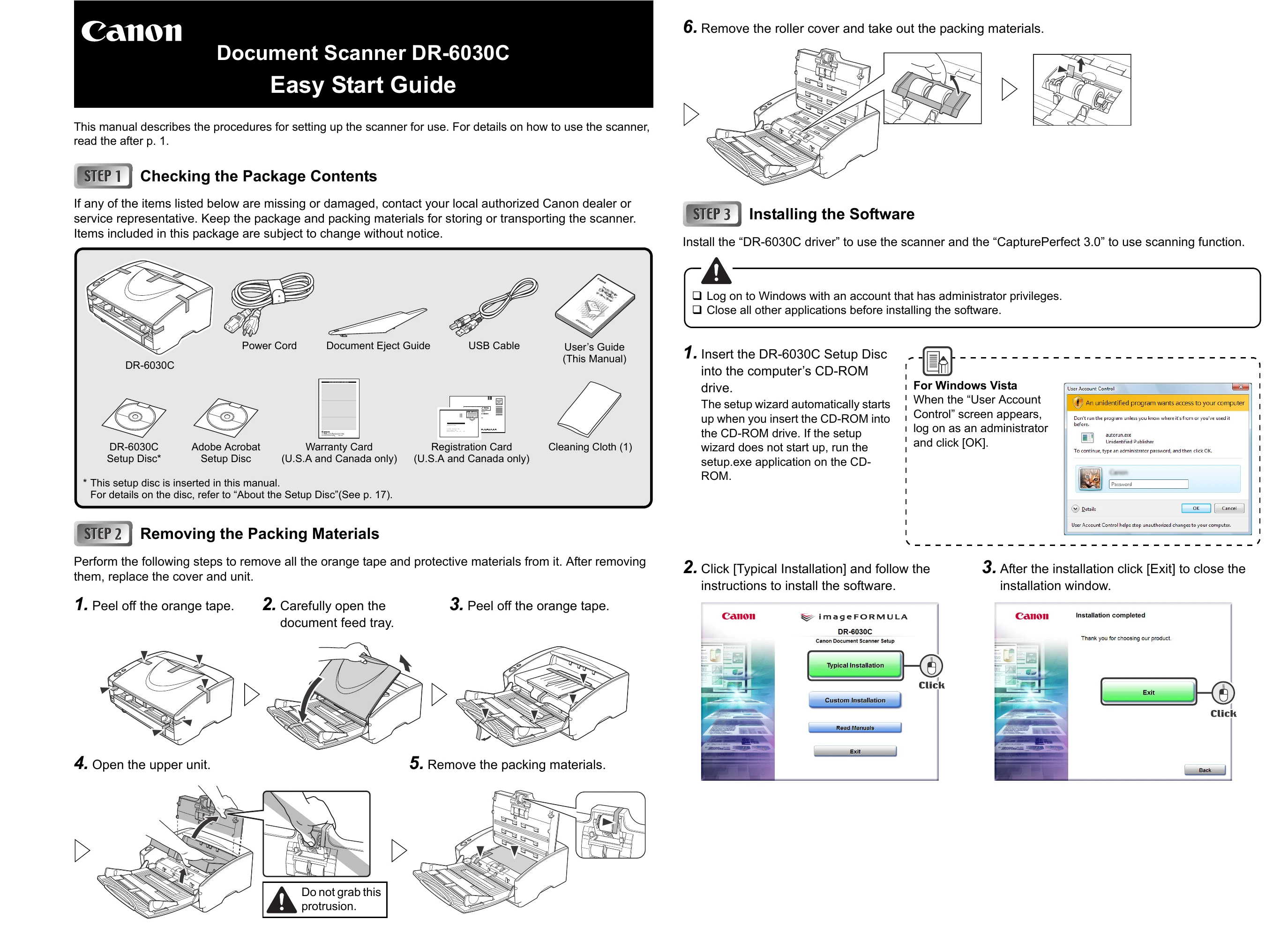 Manual for DR-6030C