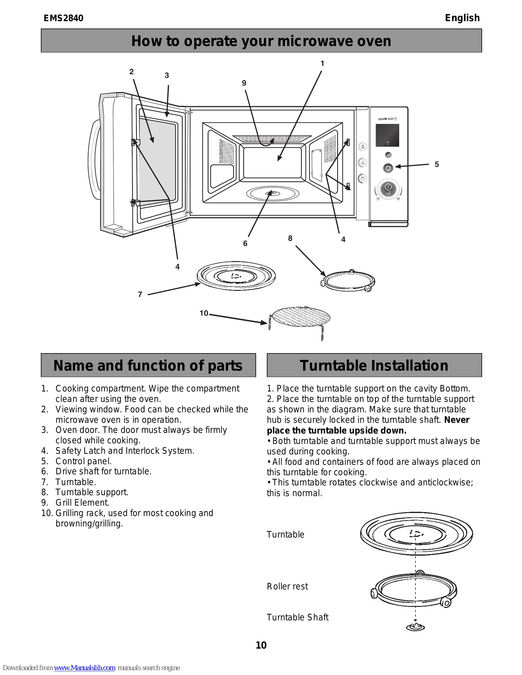Manual for EMS2840