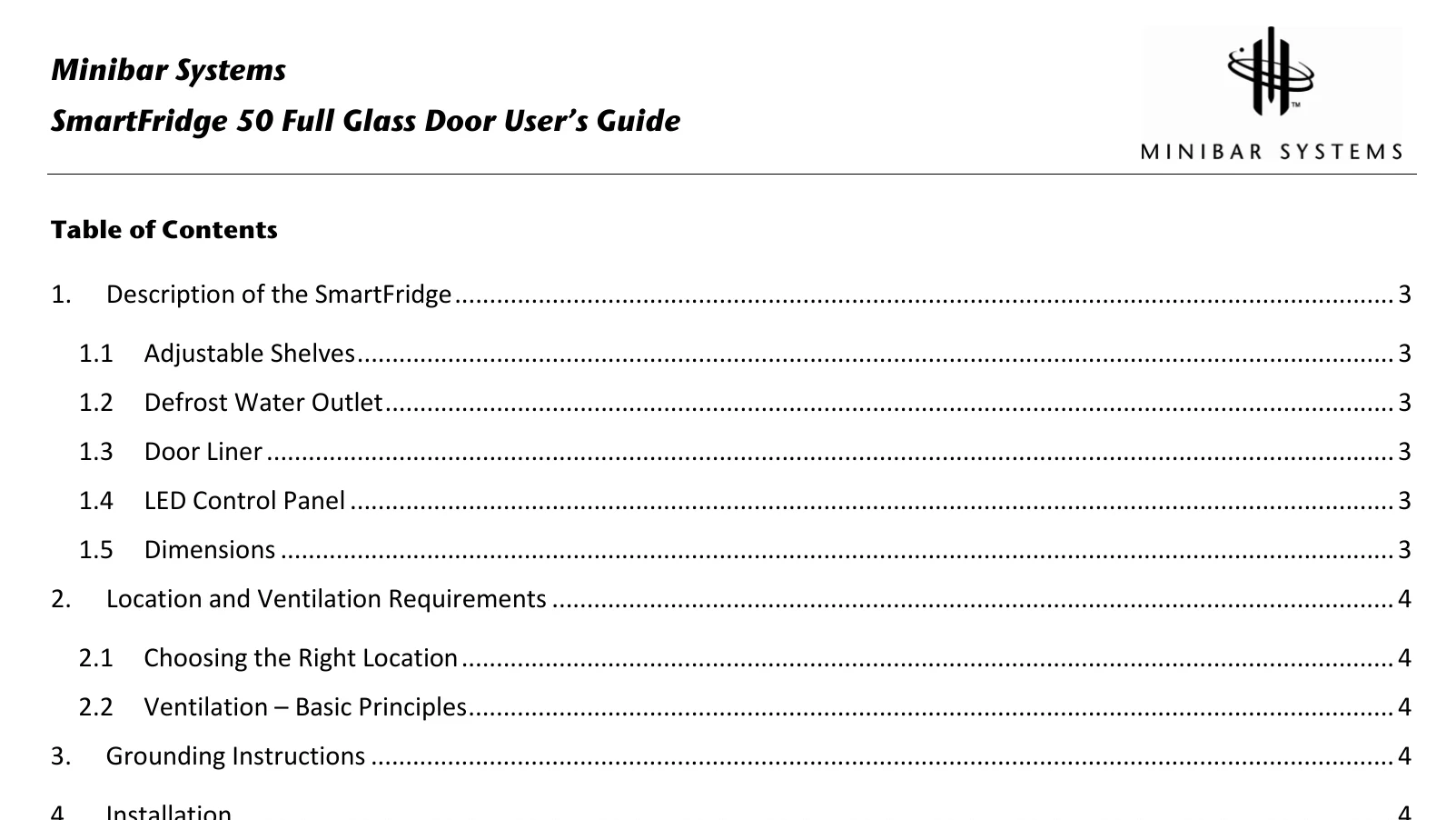 Manual for SmartFridge 50 - Troubleshooting and error codes + PDF Download