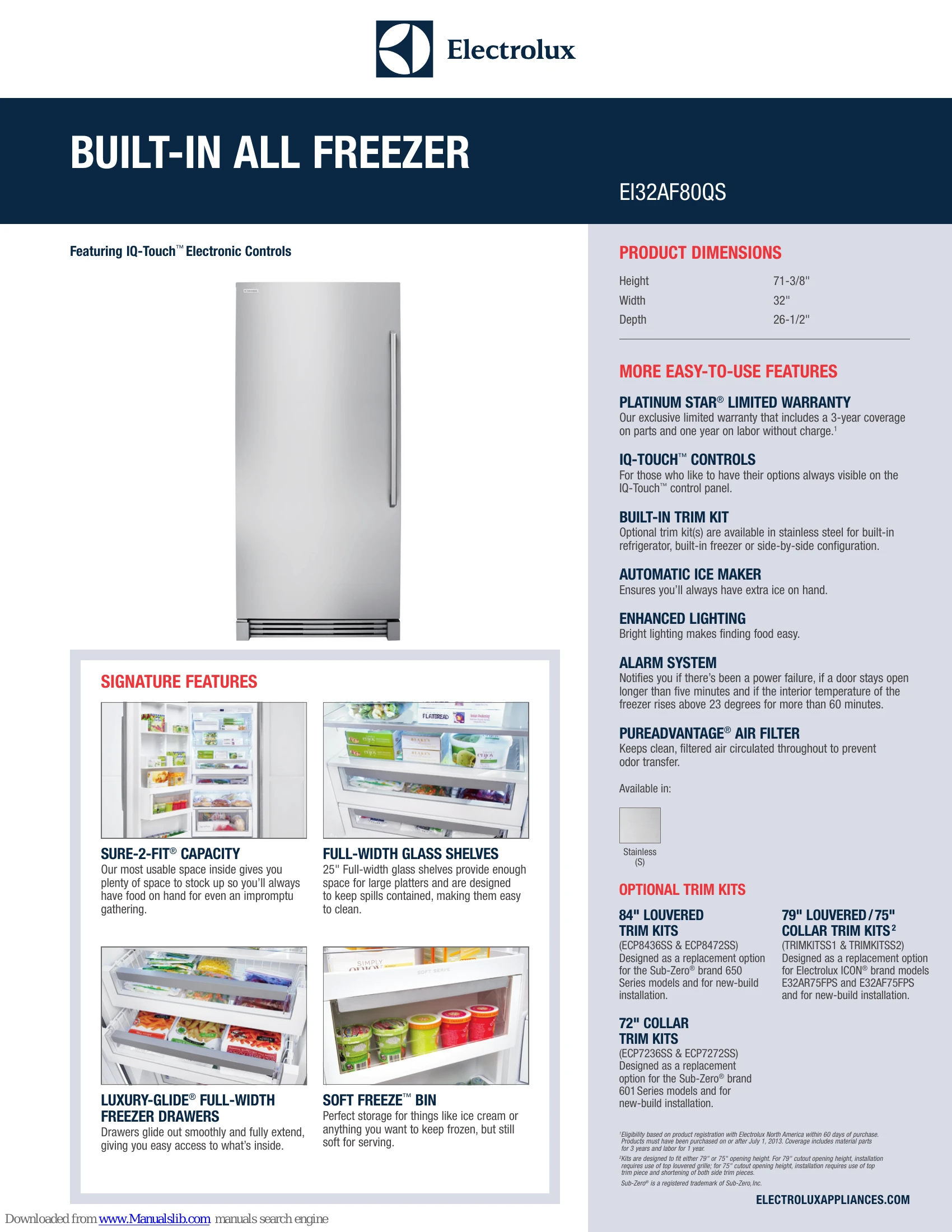 Brochure/Marketing for EI32AF80QS