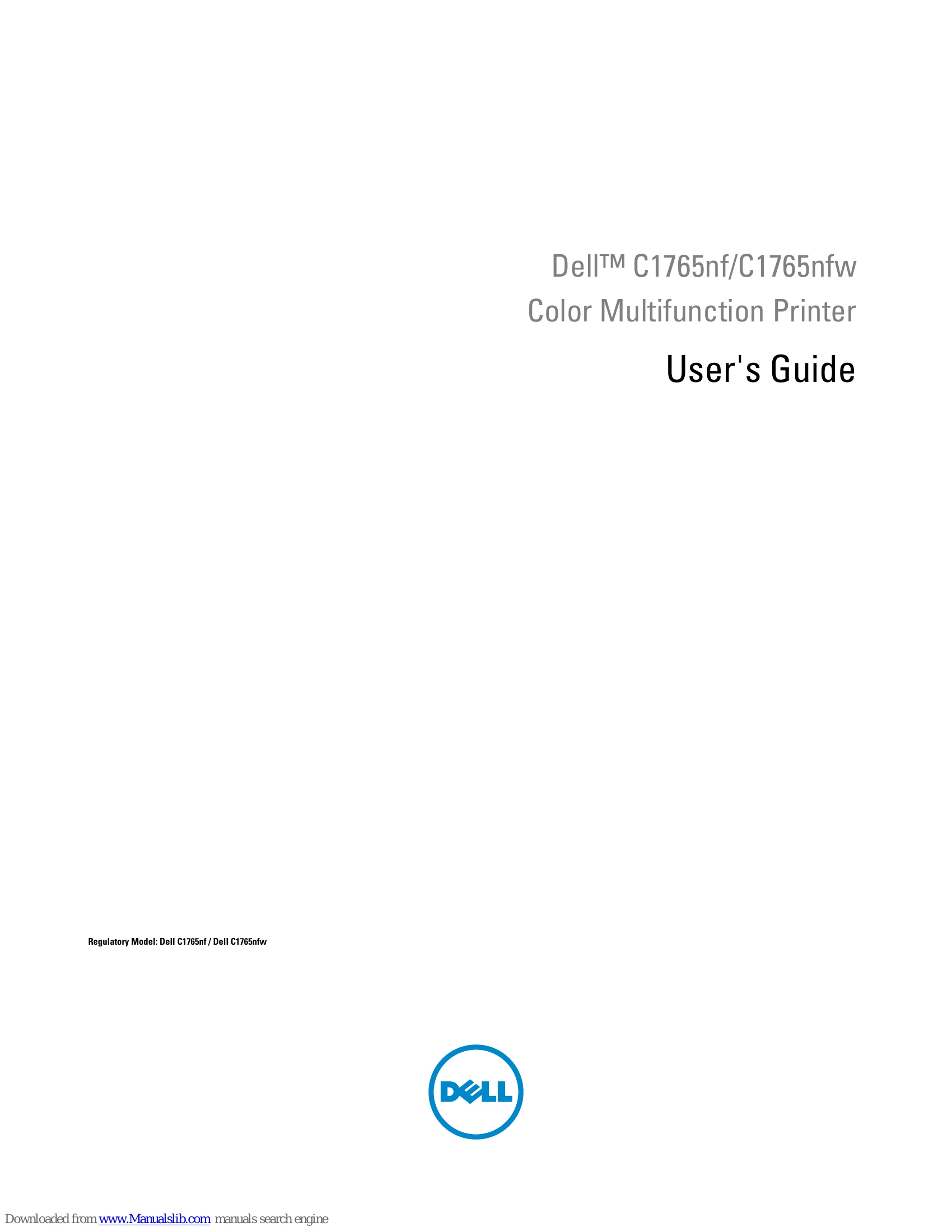 Manual for C1765nf/C1765nfw