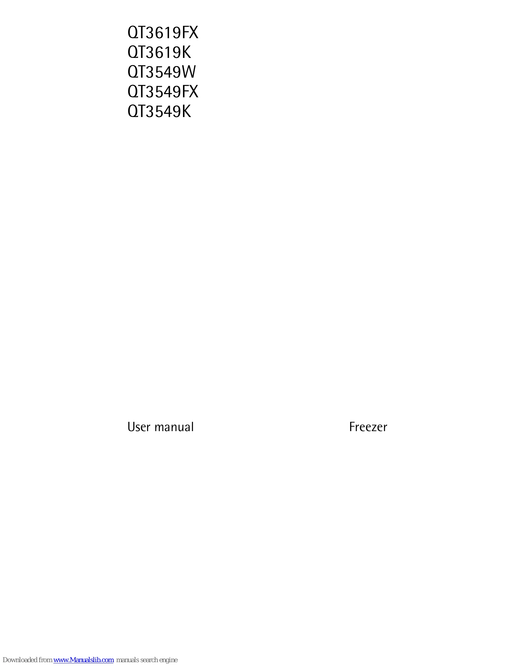 Manual for 3619FX