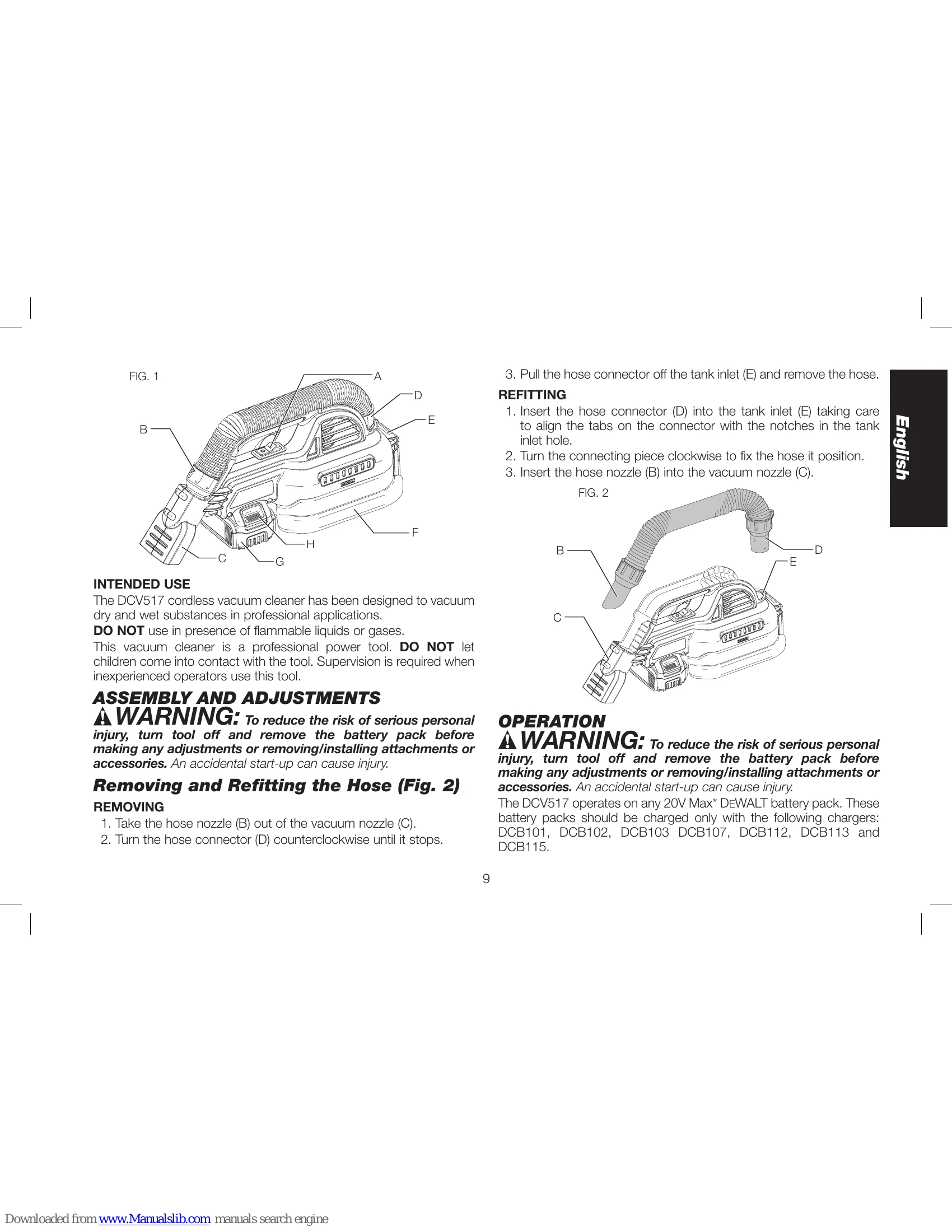 Manual for DCV517