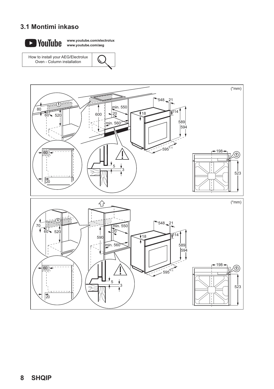 Manual for EOD4P57H KODDP77H