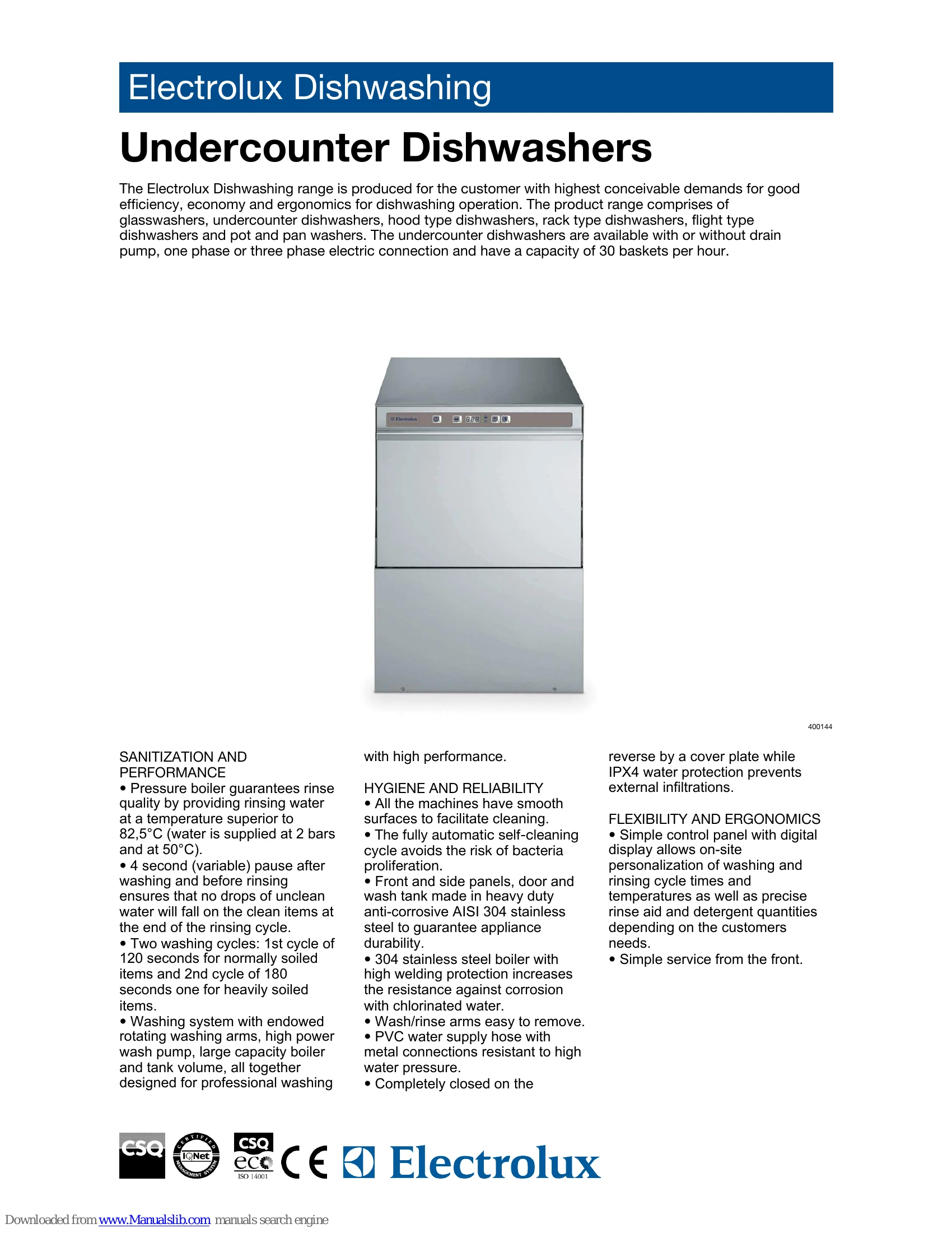 Brochure/Marketing for 400140, 400149, 400041, 400146, 400144, 400141