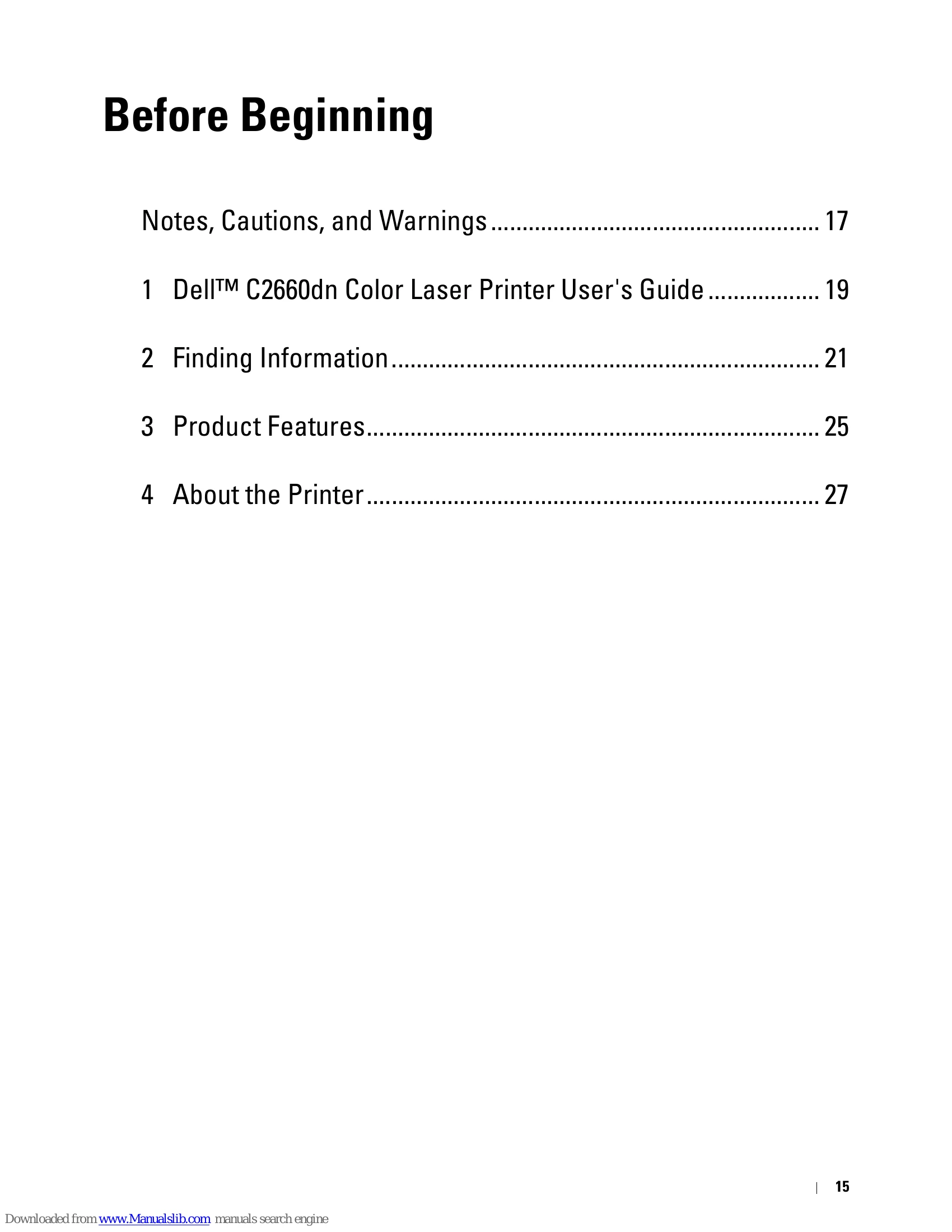 Manual for C2660dn