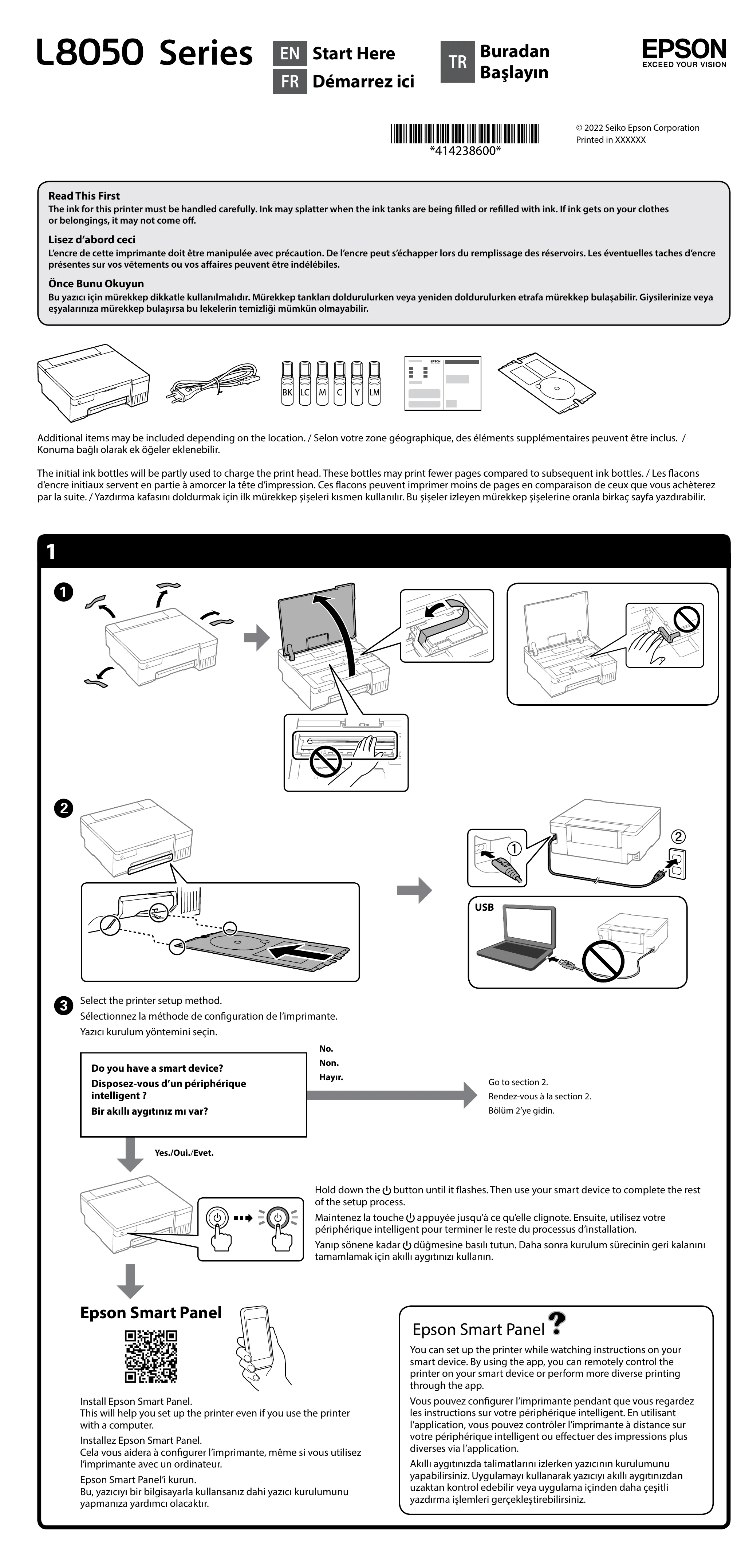 Quick Start Guide for L8050 Series