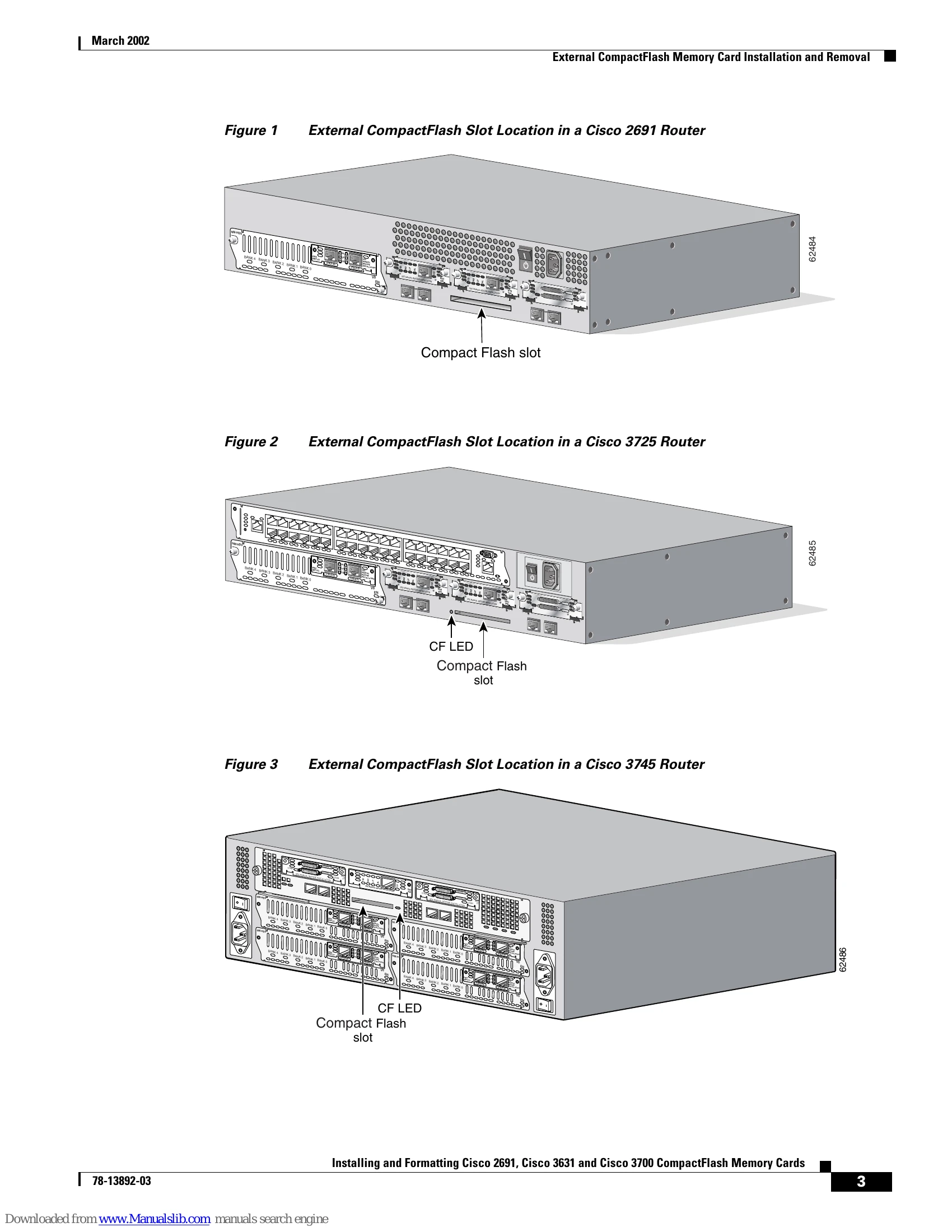 Installation Guide for Cisco 2691, Cisco 3631, and Cisco 3700