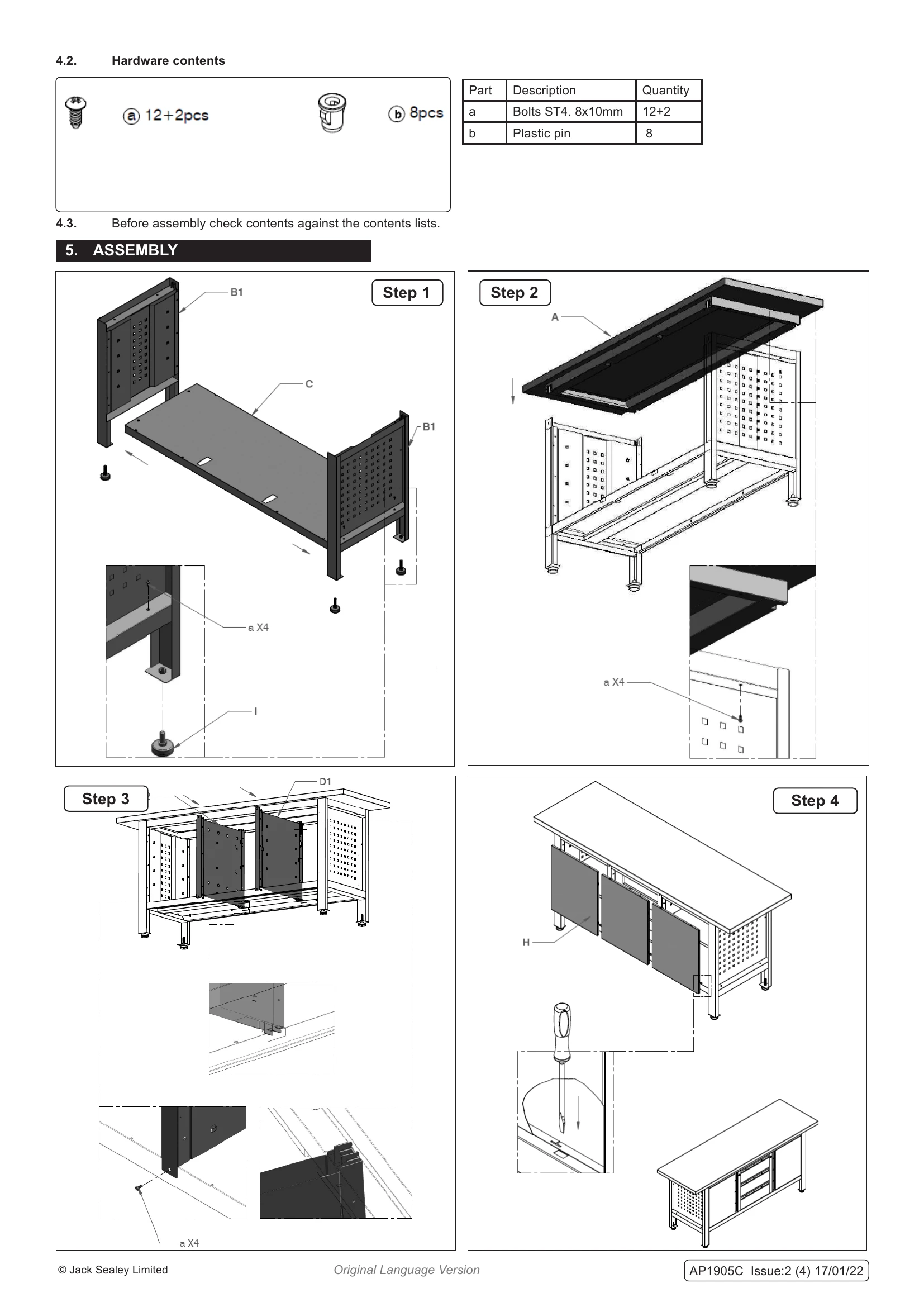 Manual for AP1905C