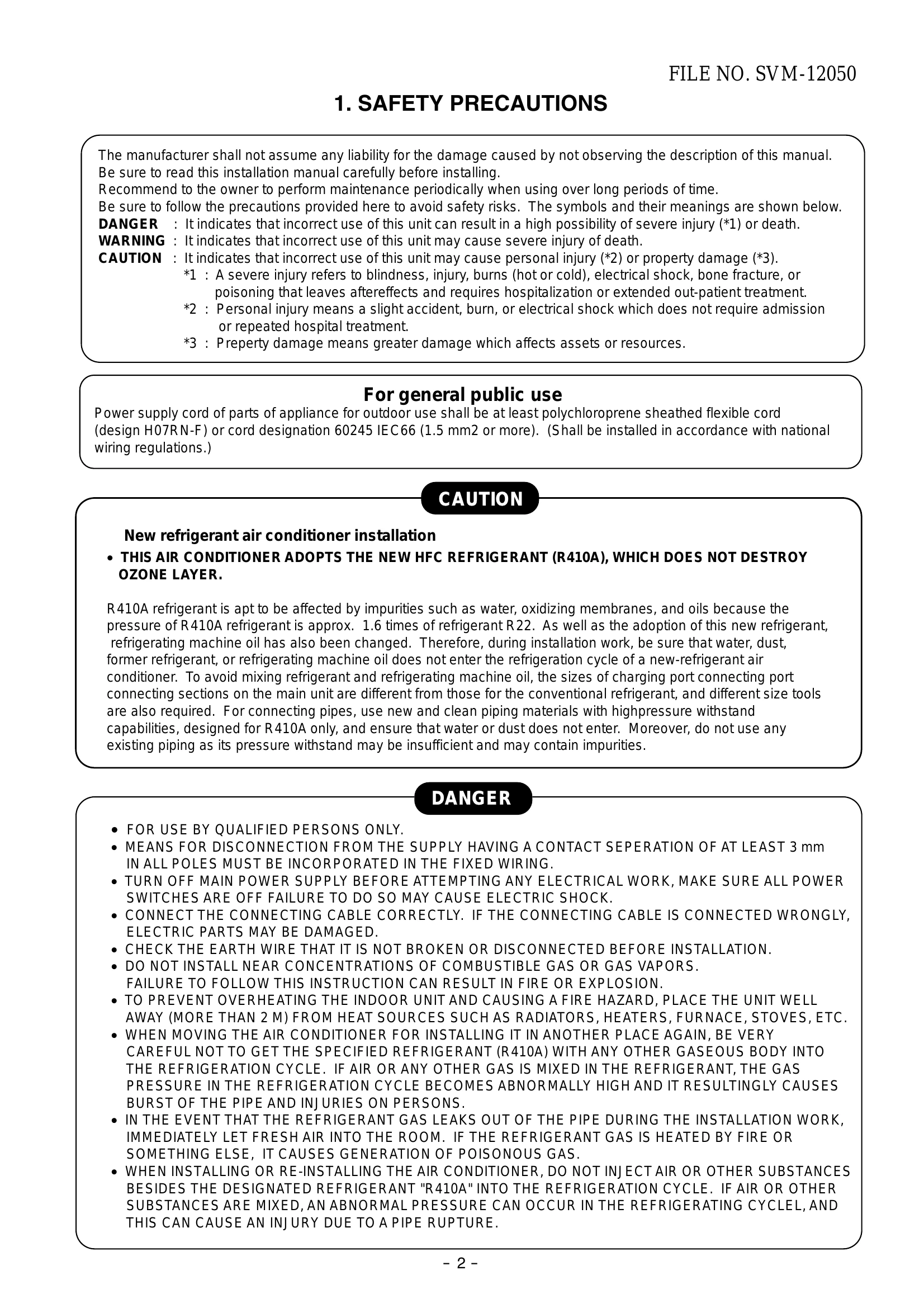 Manual for RAS-B10N3KV2-E