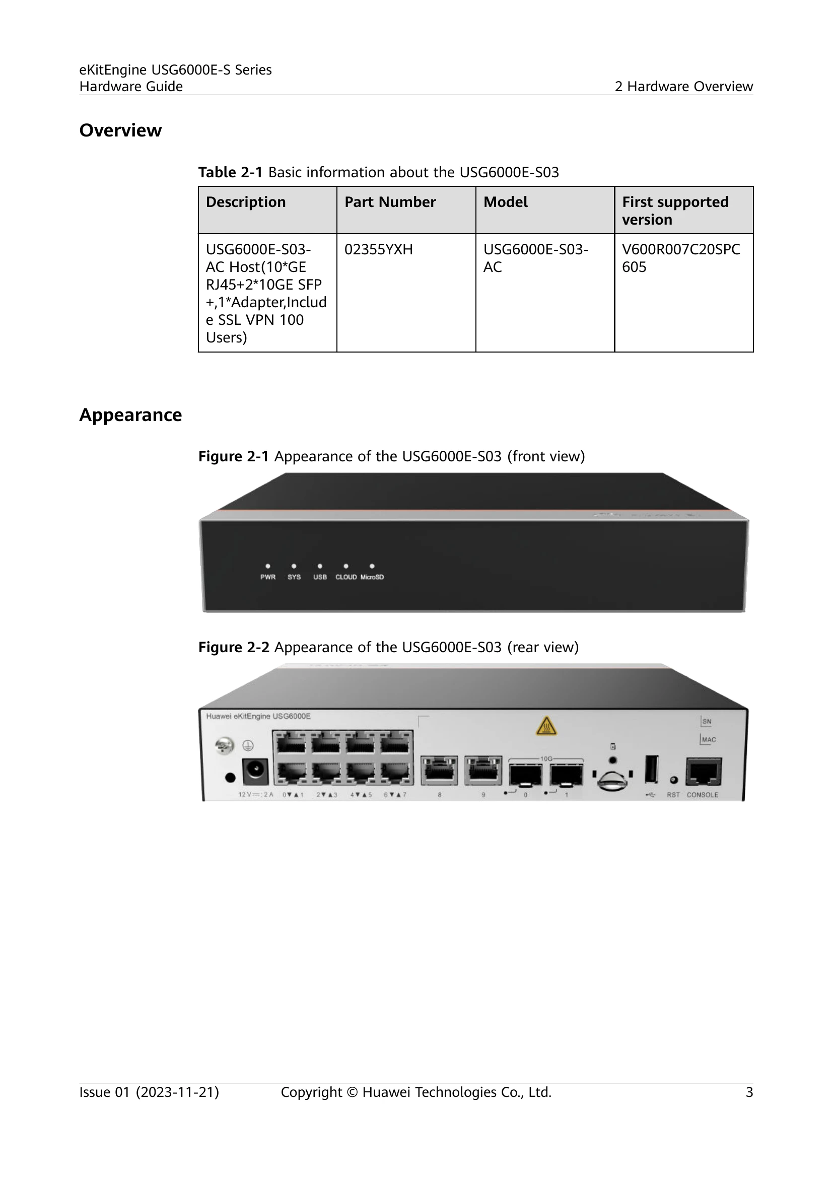Manual for USG6000E-S