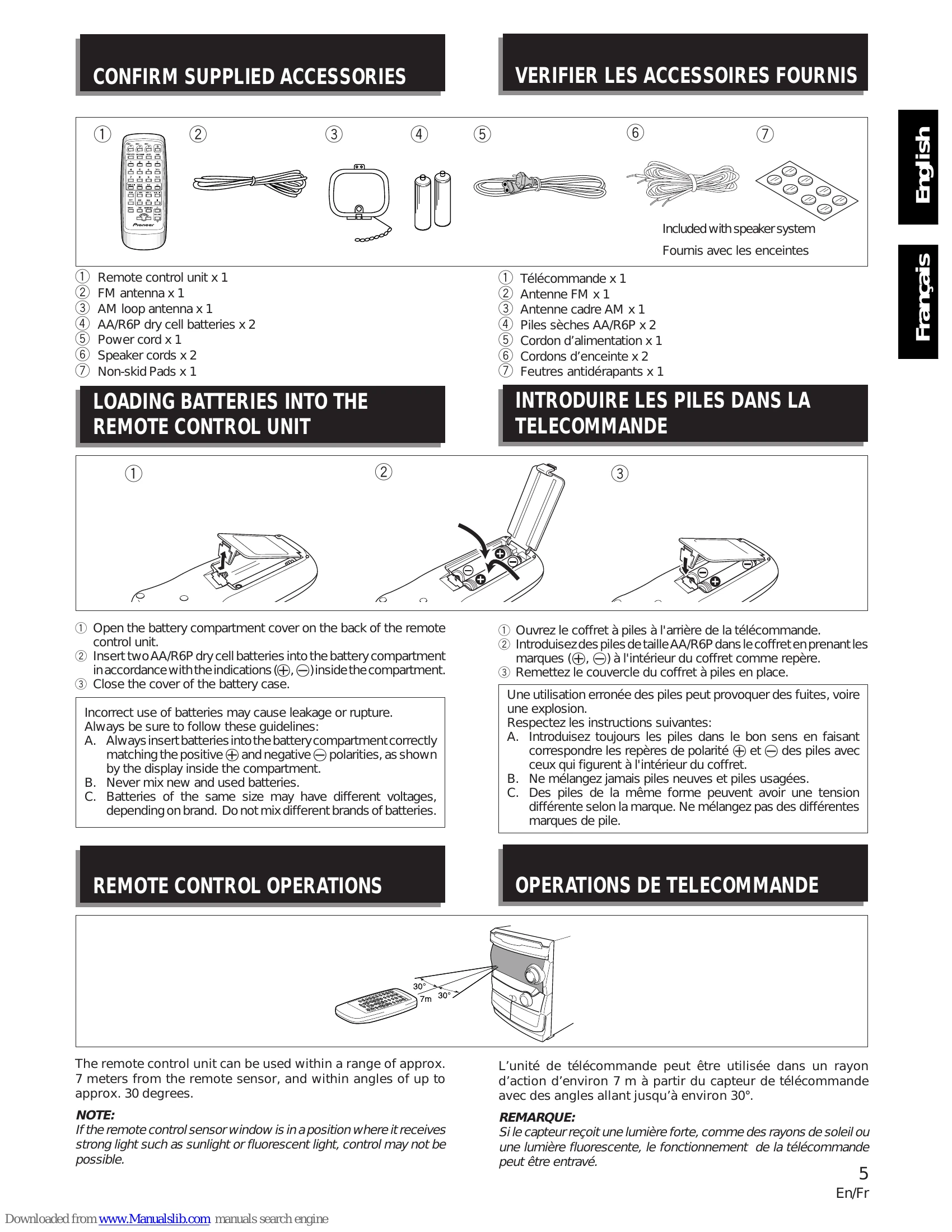 Manual for XR-A370