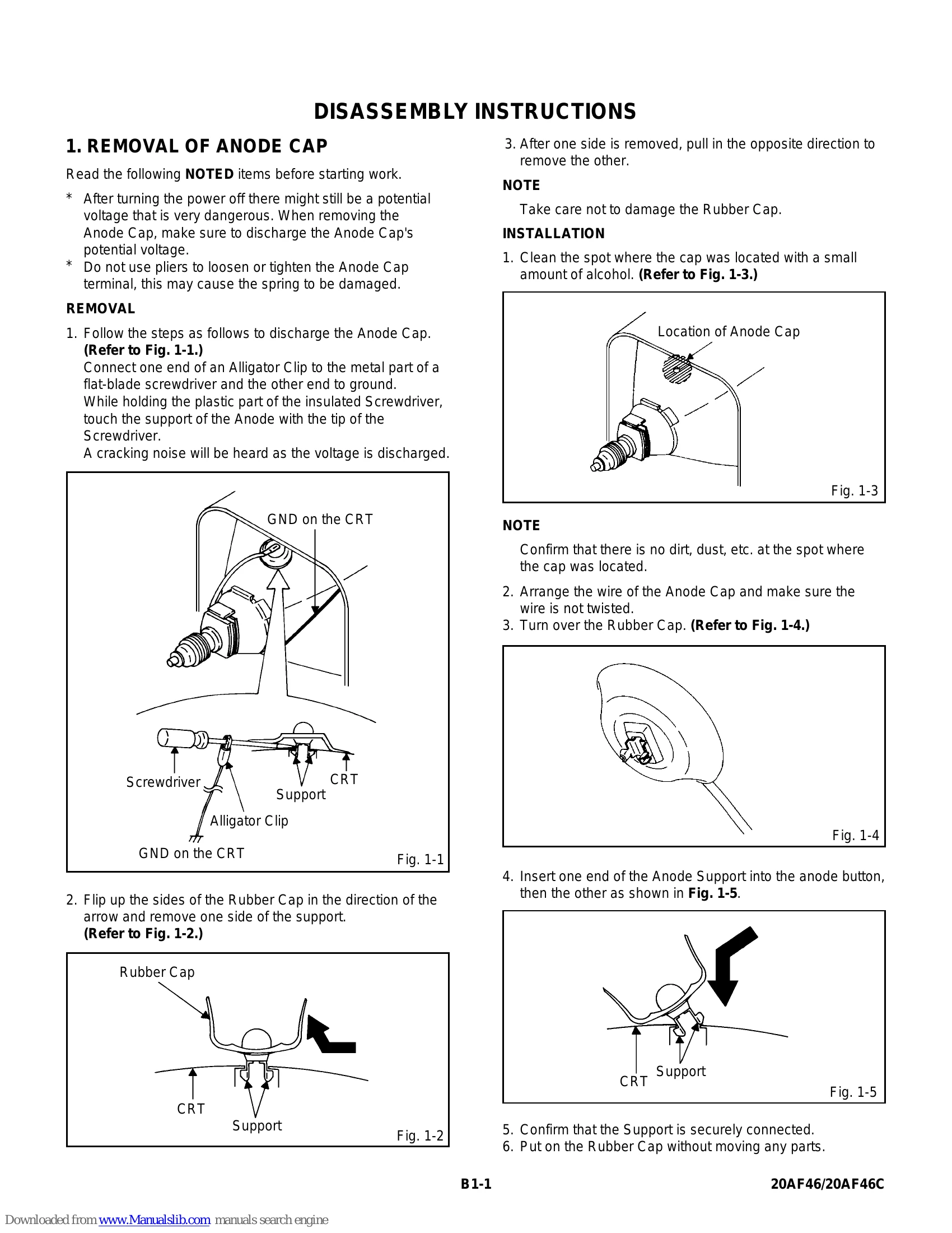 Parts/Service for 20AF46C