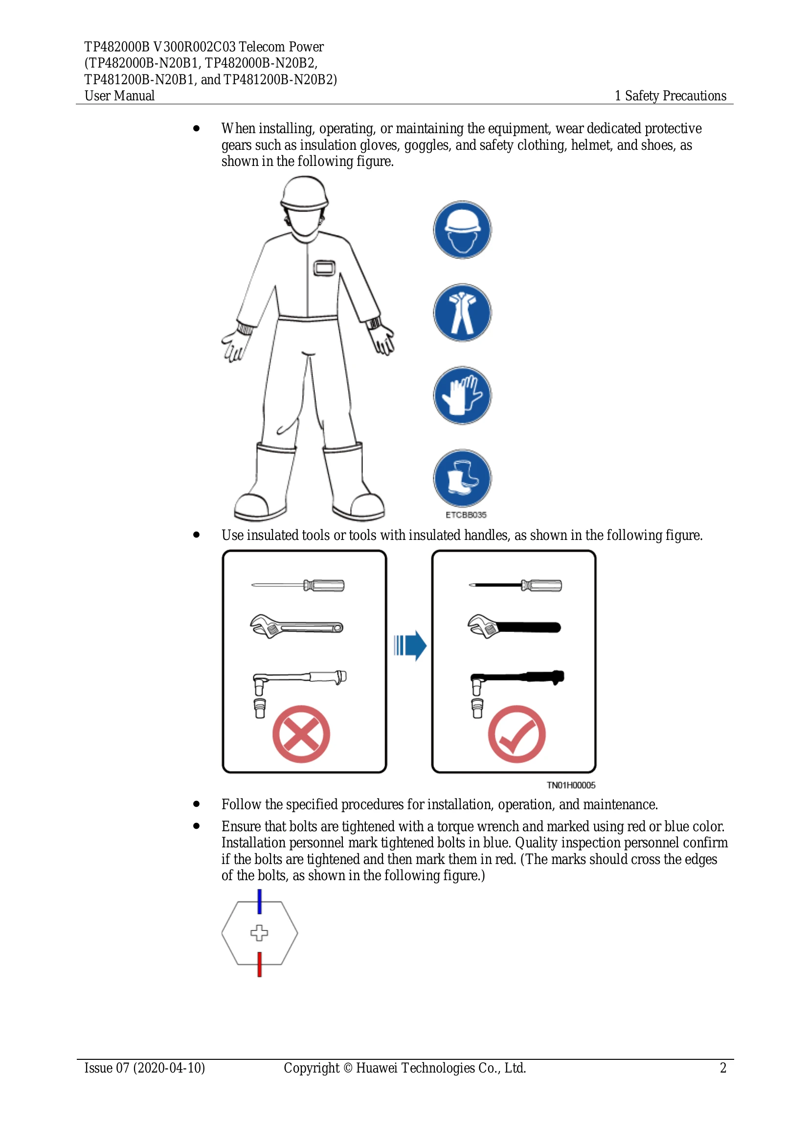 Manual for TP482000B V300R002C03