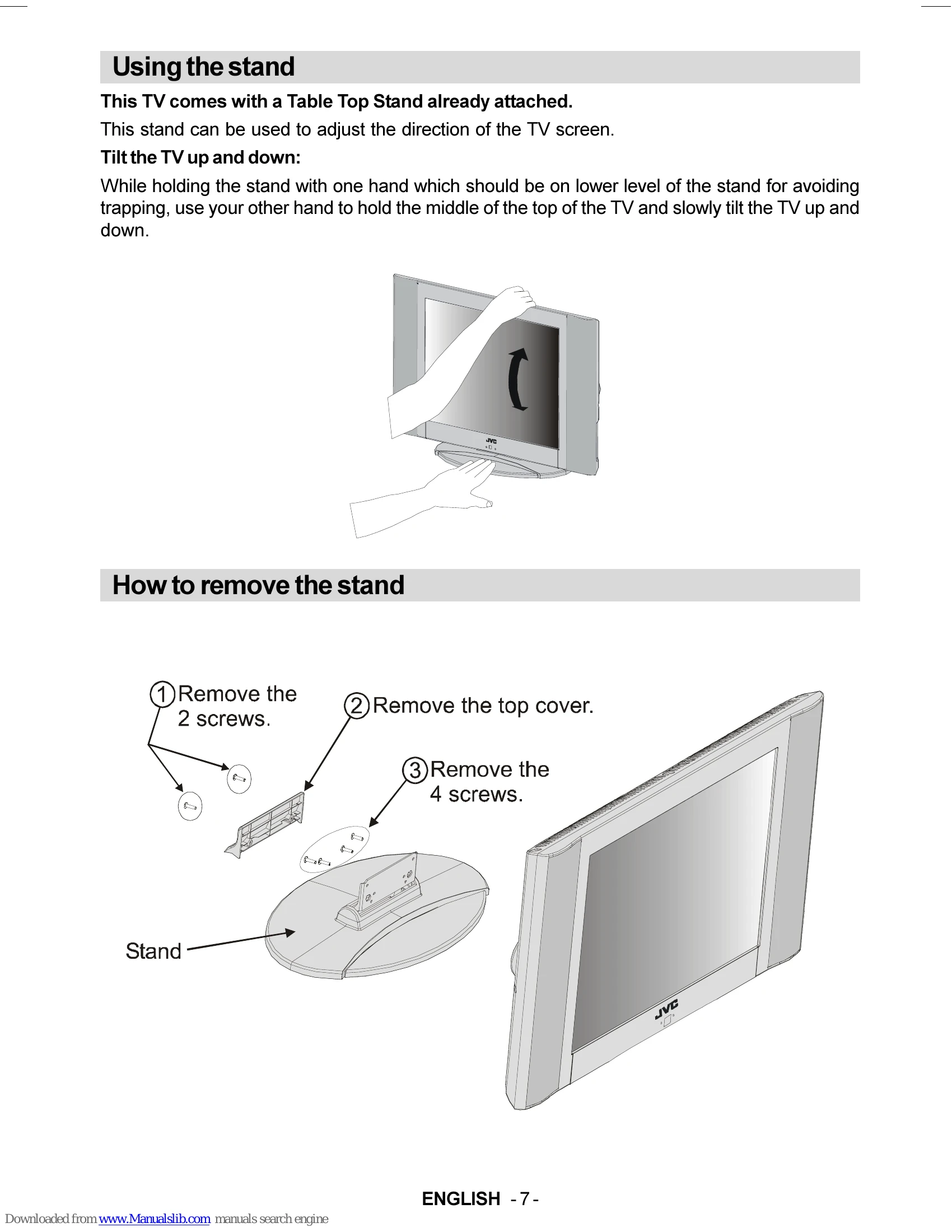 Manual for LT-20E50SU