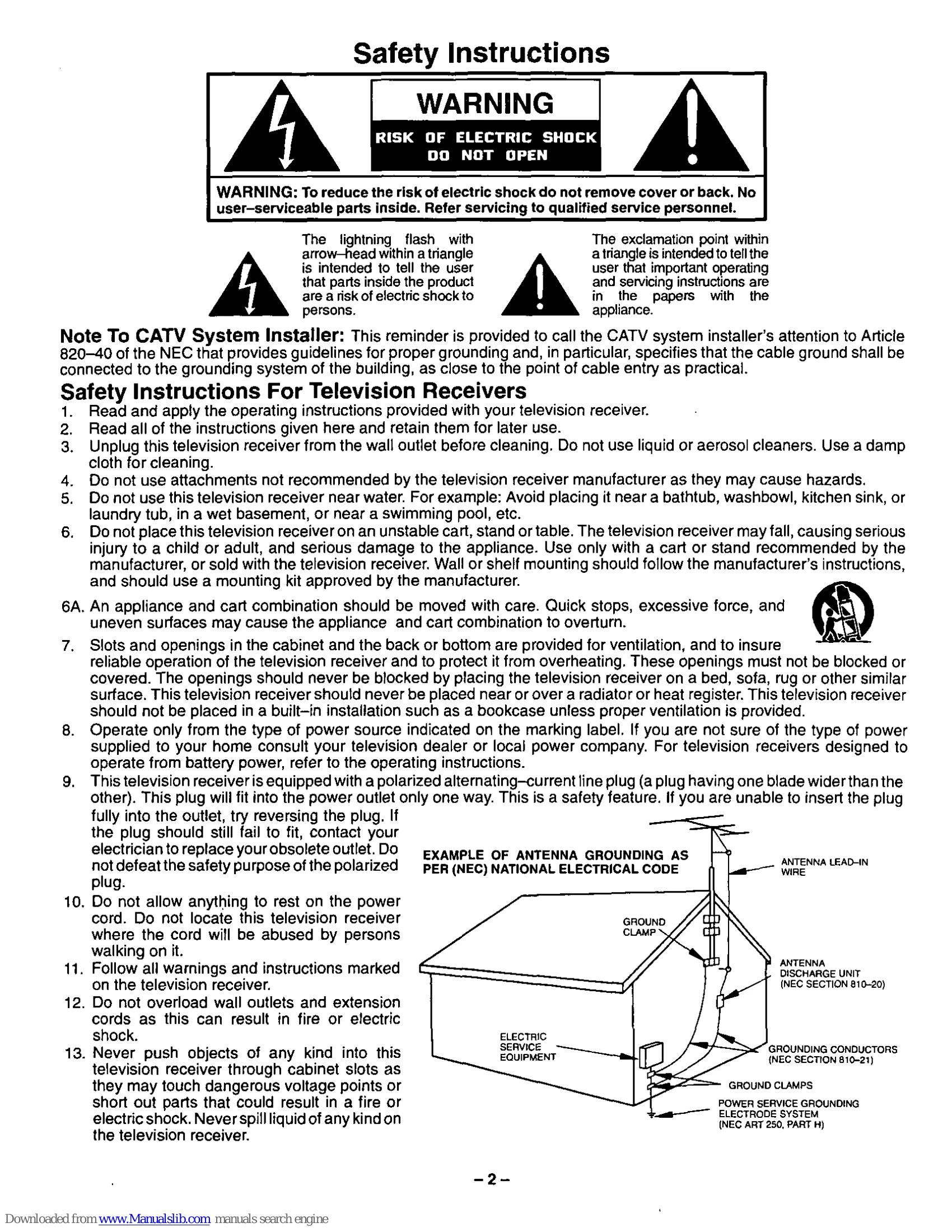 Manual for CT-27SF24