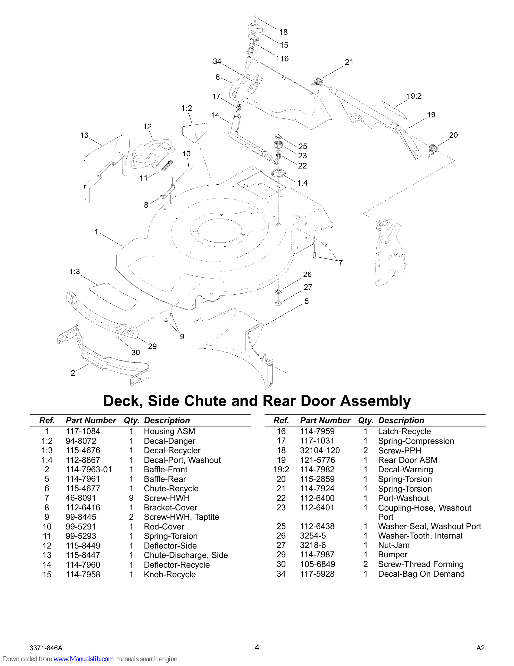 Parts/Service for 20332