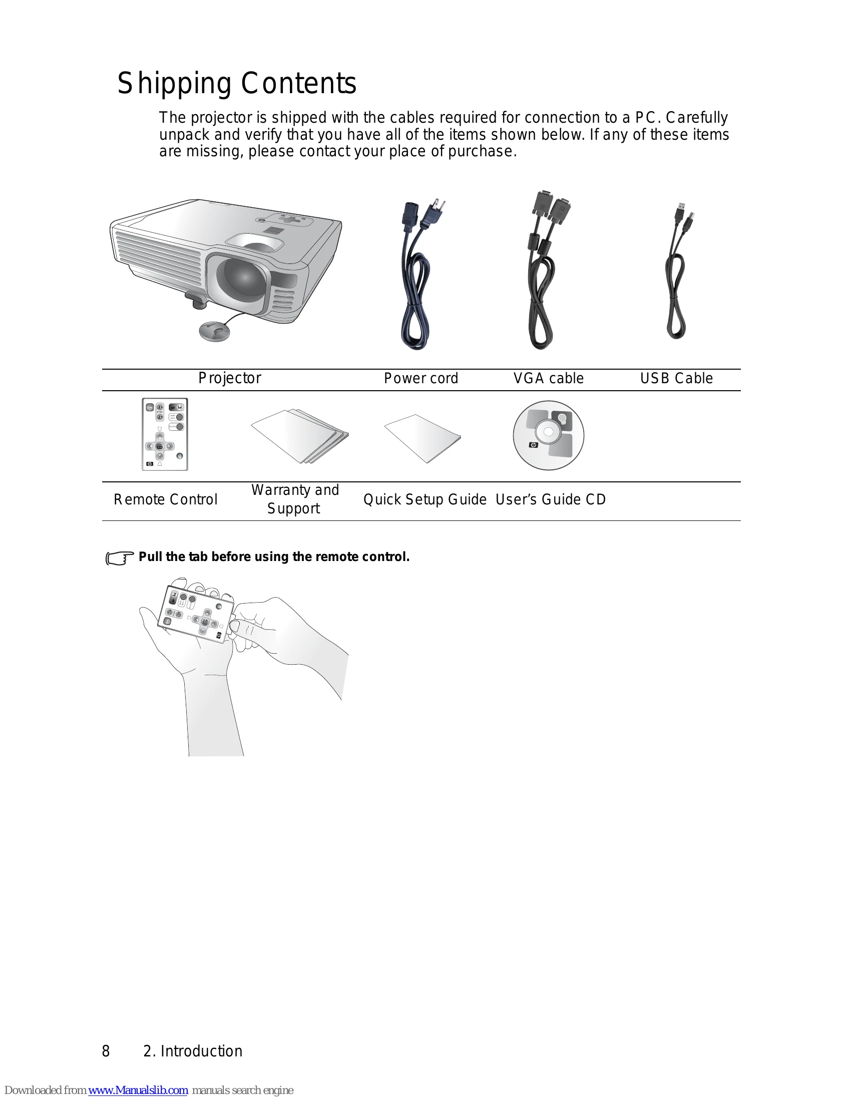 Manual for vp6200