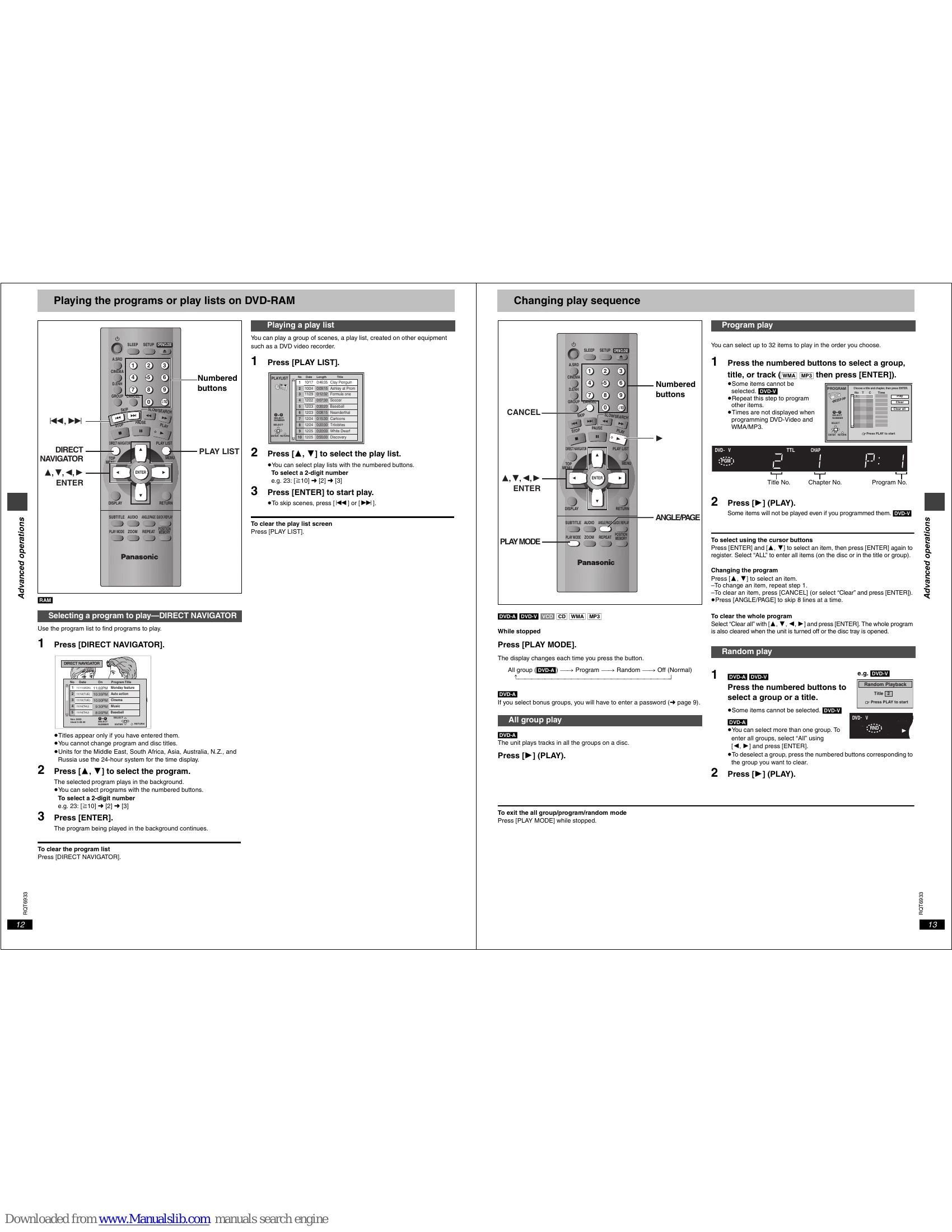 Manual for DVD-S35/DVD-S31