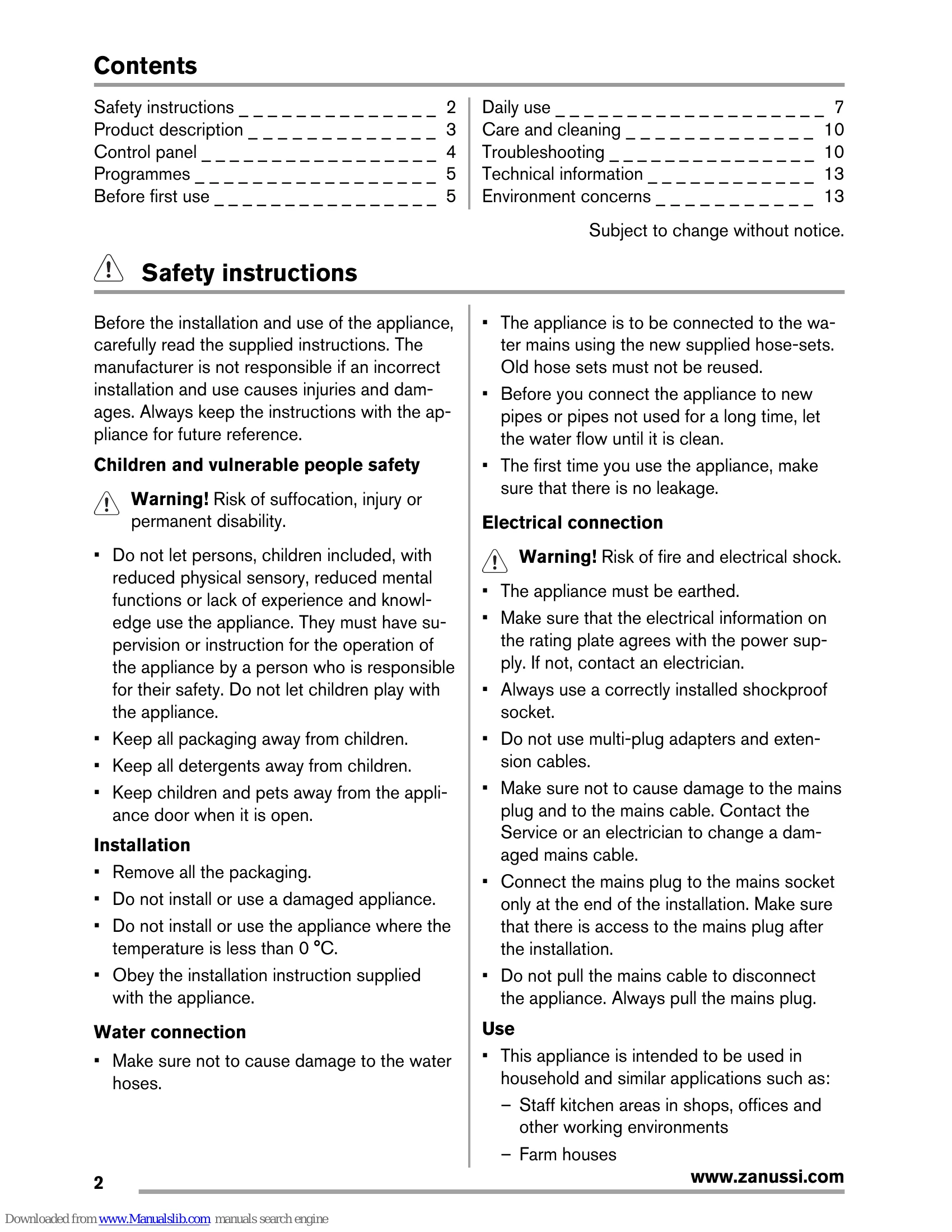 Manual for ZDS 2010