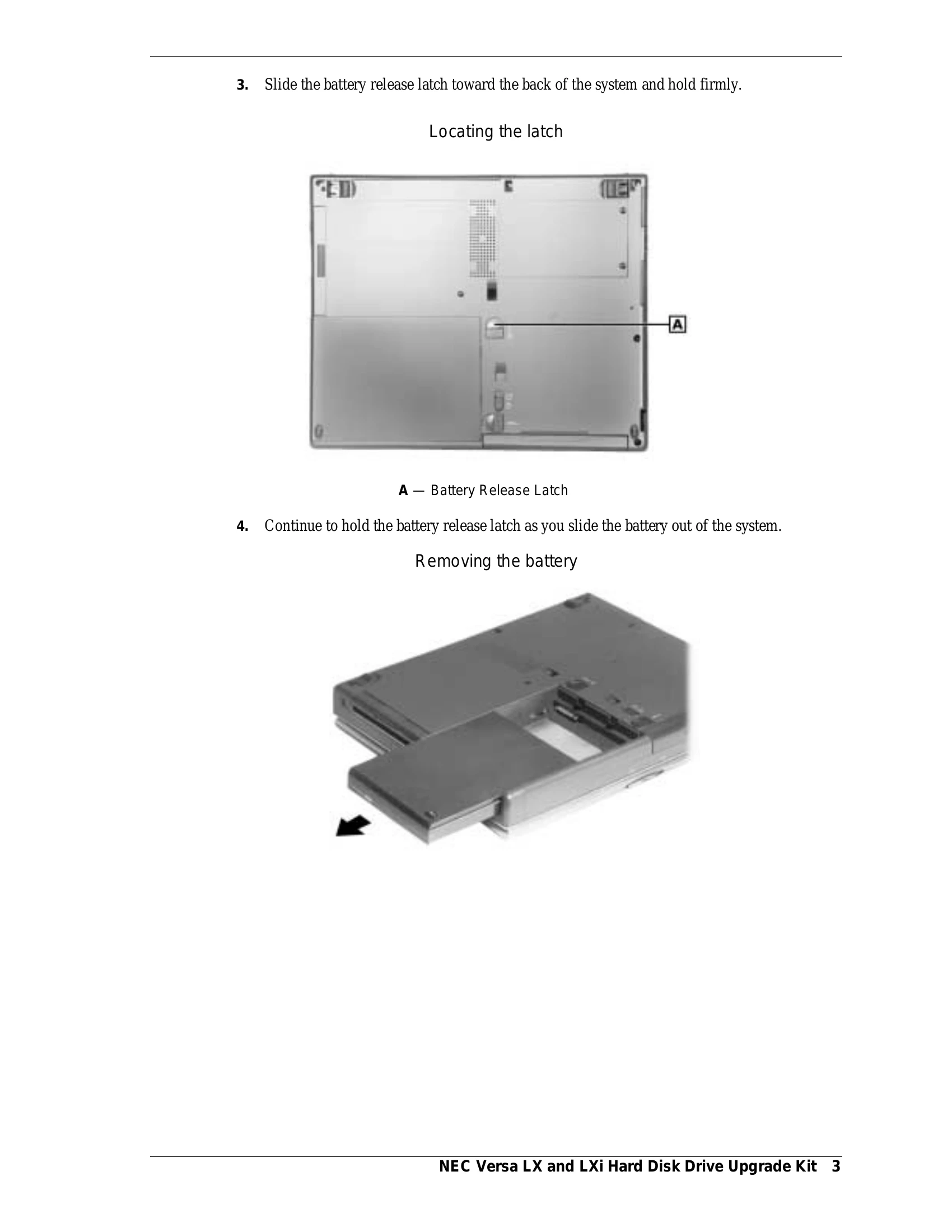 Installation Guide for Versa LX and LXi