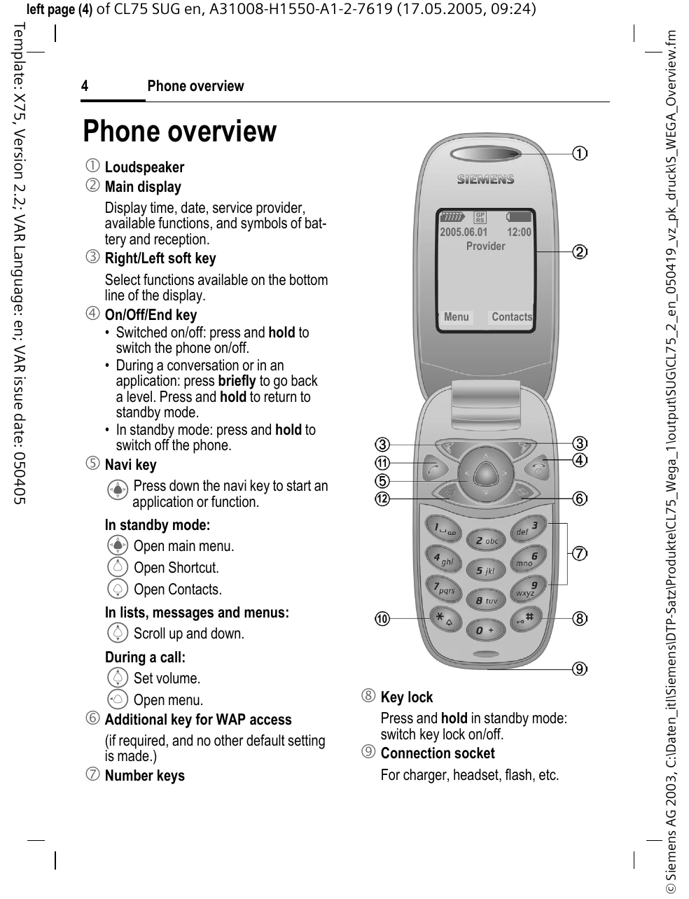 Manual for CL75