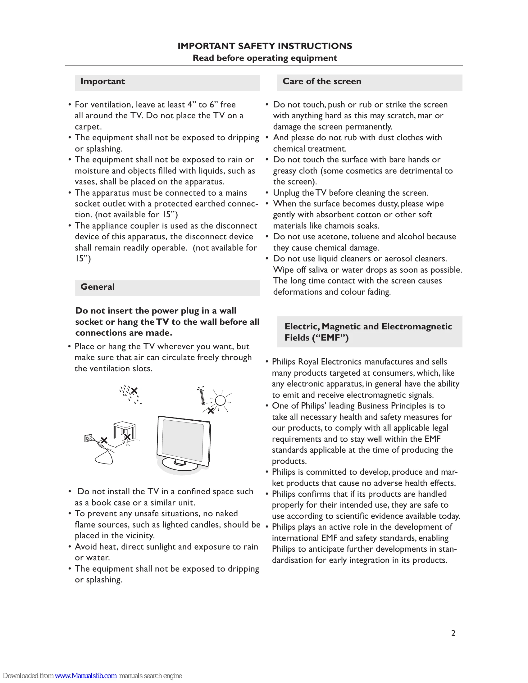 Manual for 15PFL4122