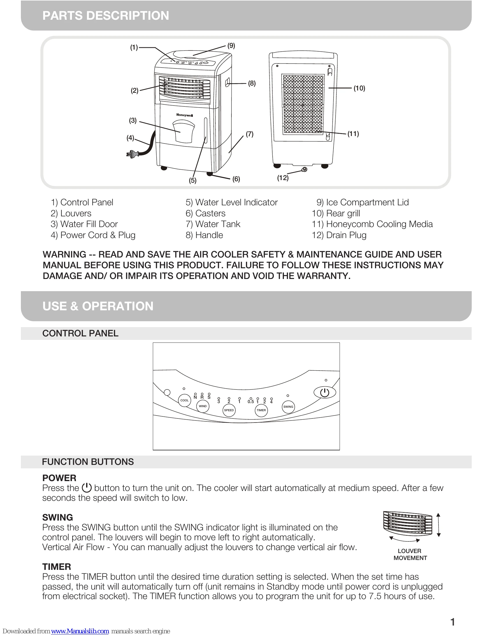 Manual for CL151
