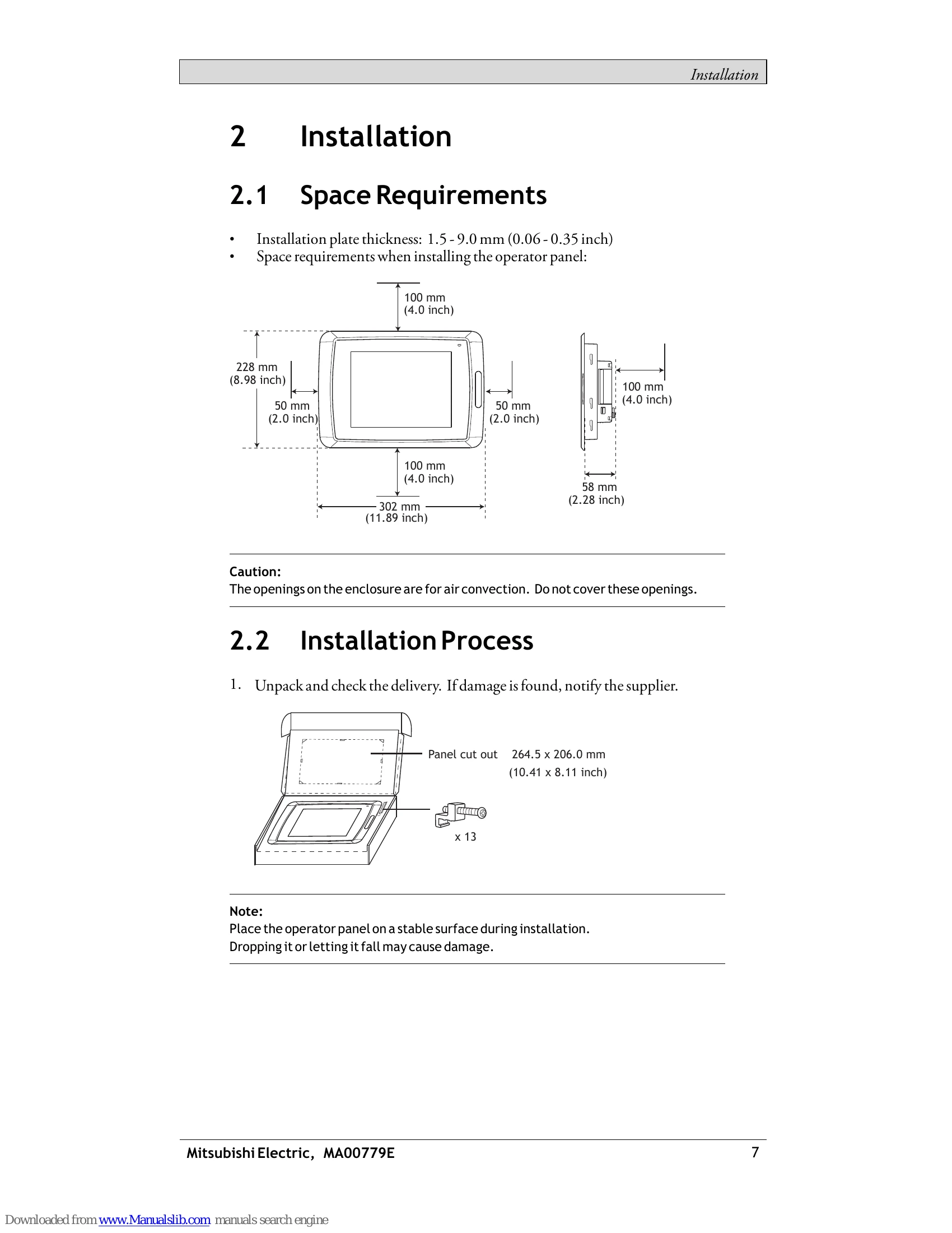 Installation Guide for E1101