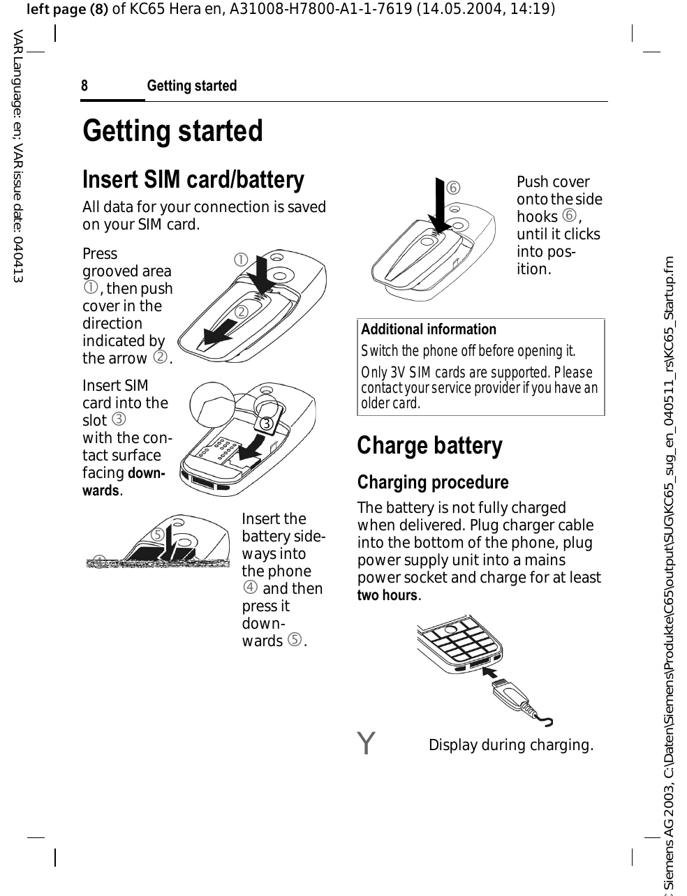 Manual for C65