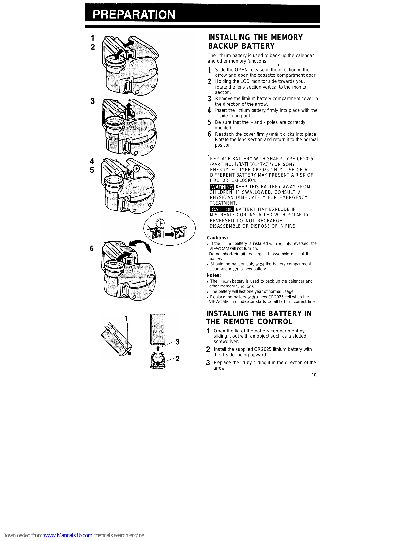 Manual for VL-H410X