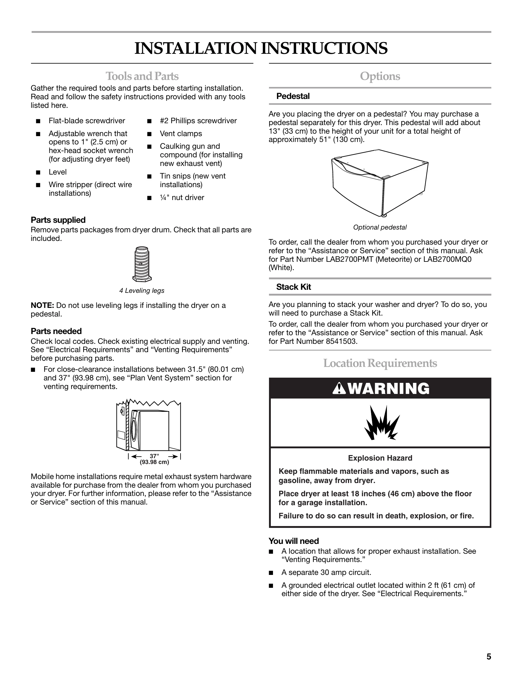 Manual for KEHS01P, YKEHS01P