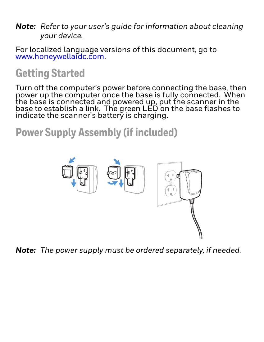 Quick Start Guide for Voyager XP 1472g Series