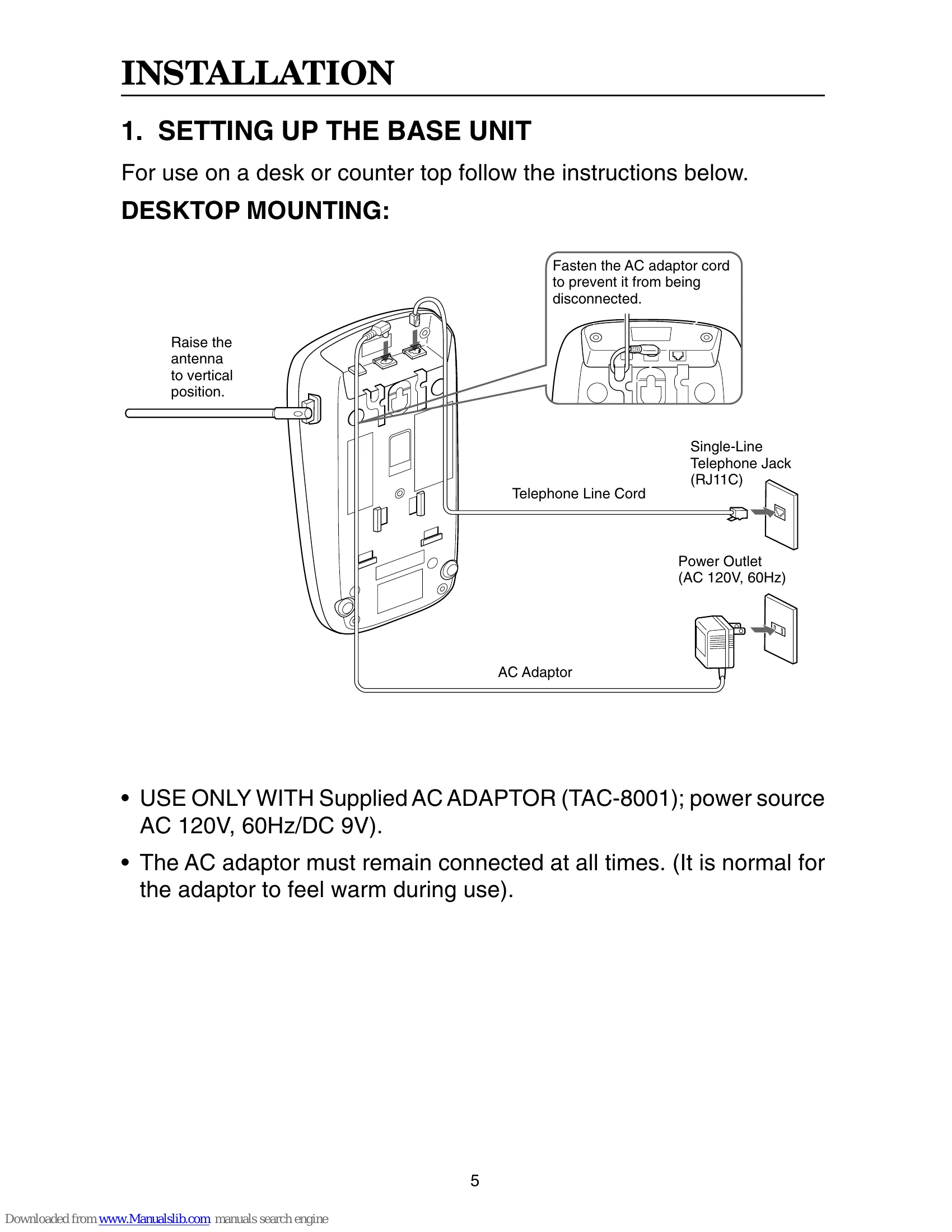 Manual for FT-8001A