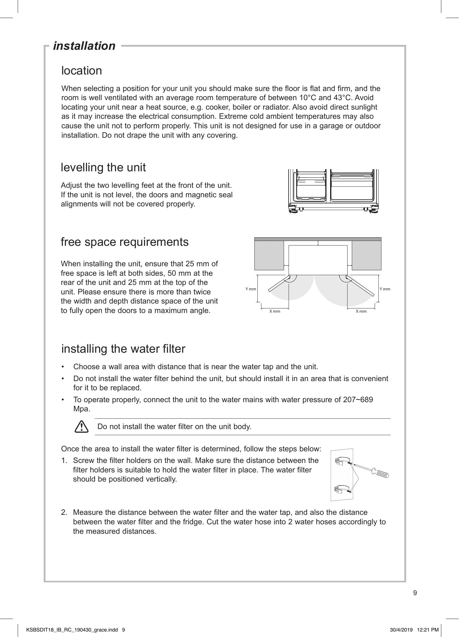 Manual for KSBS DIT18