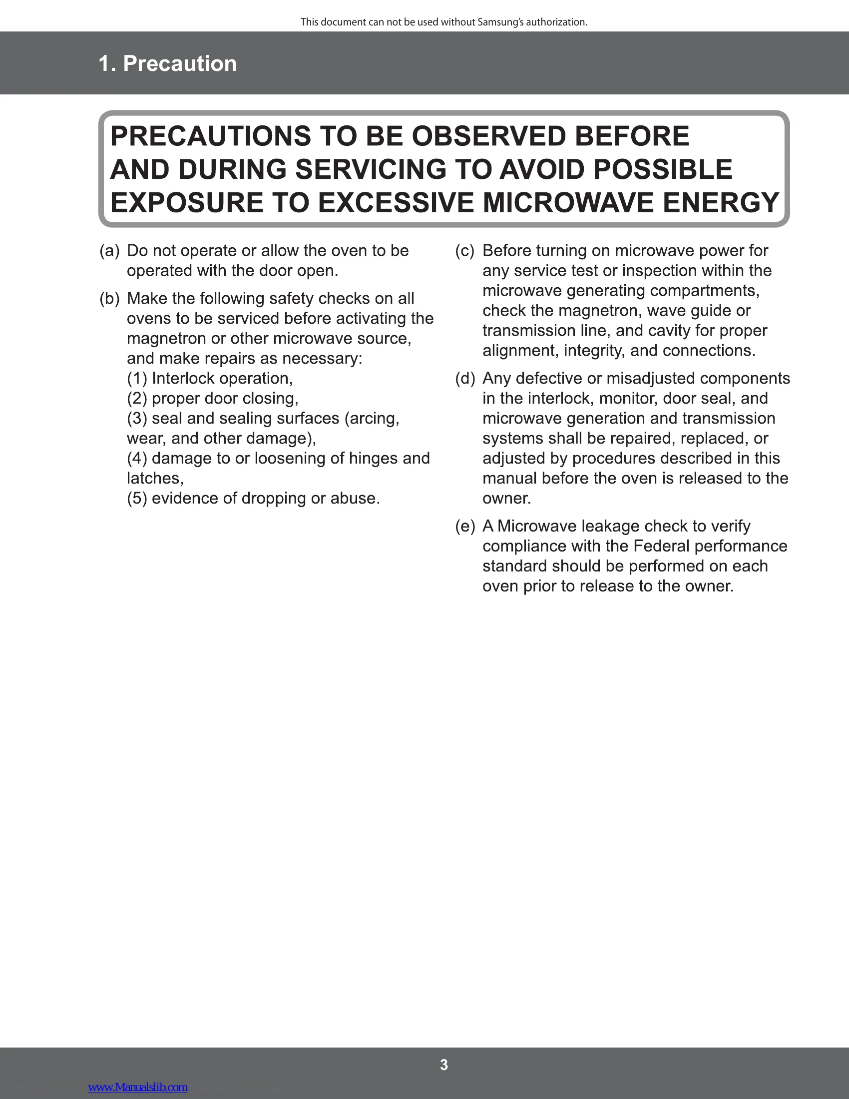 Manual for ME18H704SFB/AA